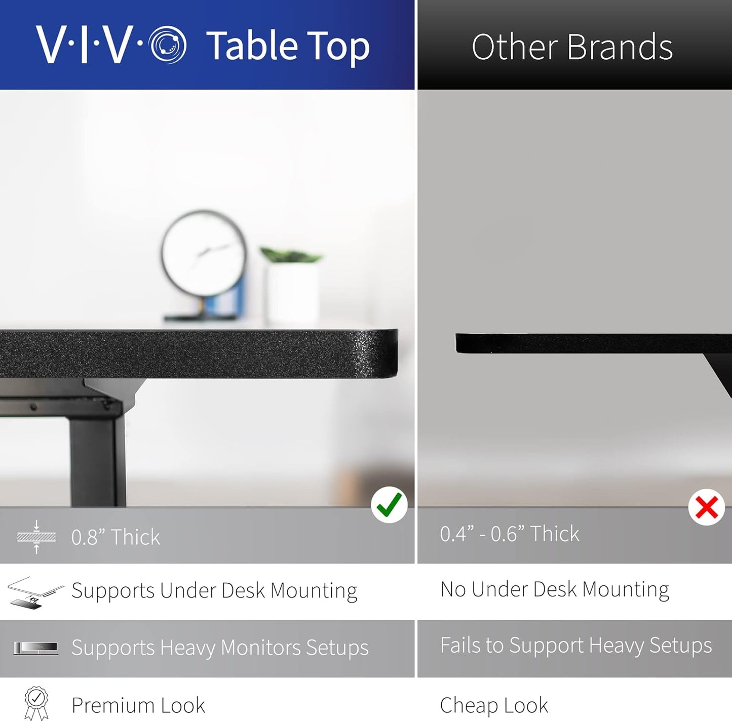 VIVO Electric Corner L-Shaped 84 x 63 in Standing Desk, Memory Height Adjustment, Dark Walnut Top White Frame, DESK-E3CTWD-84