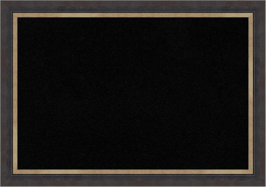 Amanti Art Black Cork Board for Wall, 29x41 Vision Board with Black Wood Frame, Large Corkboard Office Decor for Home Organization, Casual Corkboard Pinboard to Display Items for Home Organization in