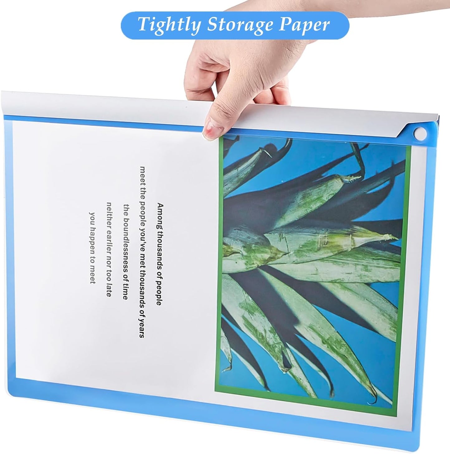 10PCS Clear Report Covers with Swing Clip, Professional Clear Front Presentation Folders Resume Folder, 30 Sheets Capacity A4 Size File Document Organizer, No Punch Needed