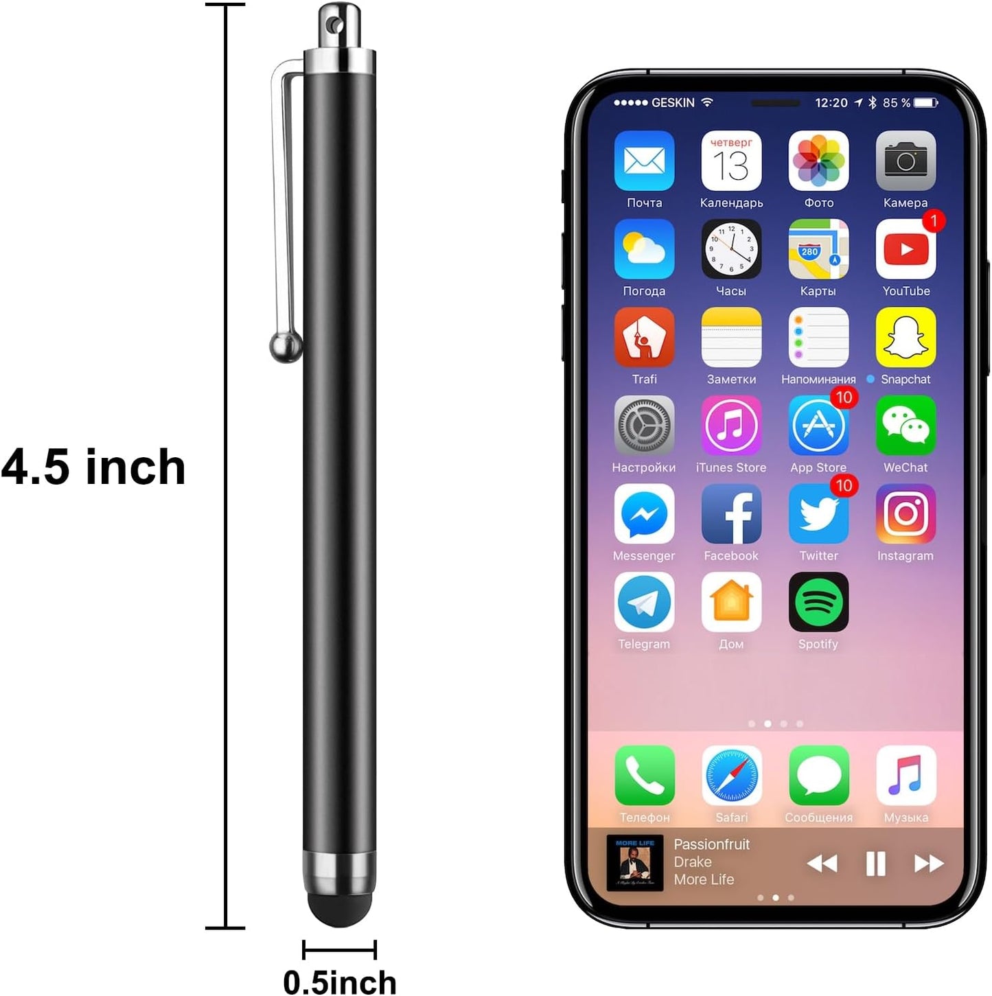 Stylus Pens for Touch Screens,SLKIJDHFB 30 Pack Universal Capacitive Touch Screen Pens for iPad,Tablets,Smartphones,All Universal Touch Screen Devices