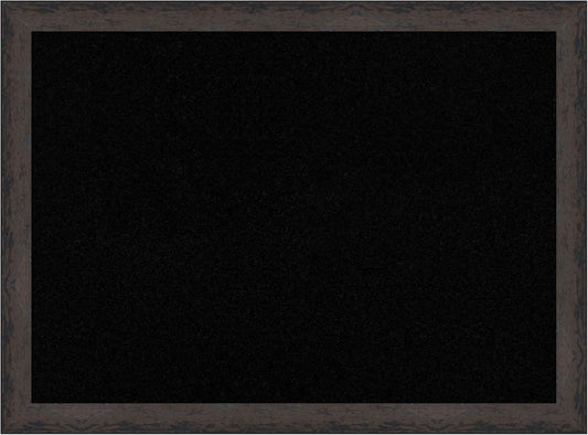 Amanti Art Black Cork Board for Wall, 23x31 Vision Board with Black Wood Frame, Medium Corkboard Office Decor for Home Organization, Modern Corkboard Pinboard to Display Items for Home Organization
