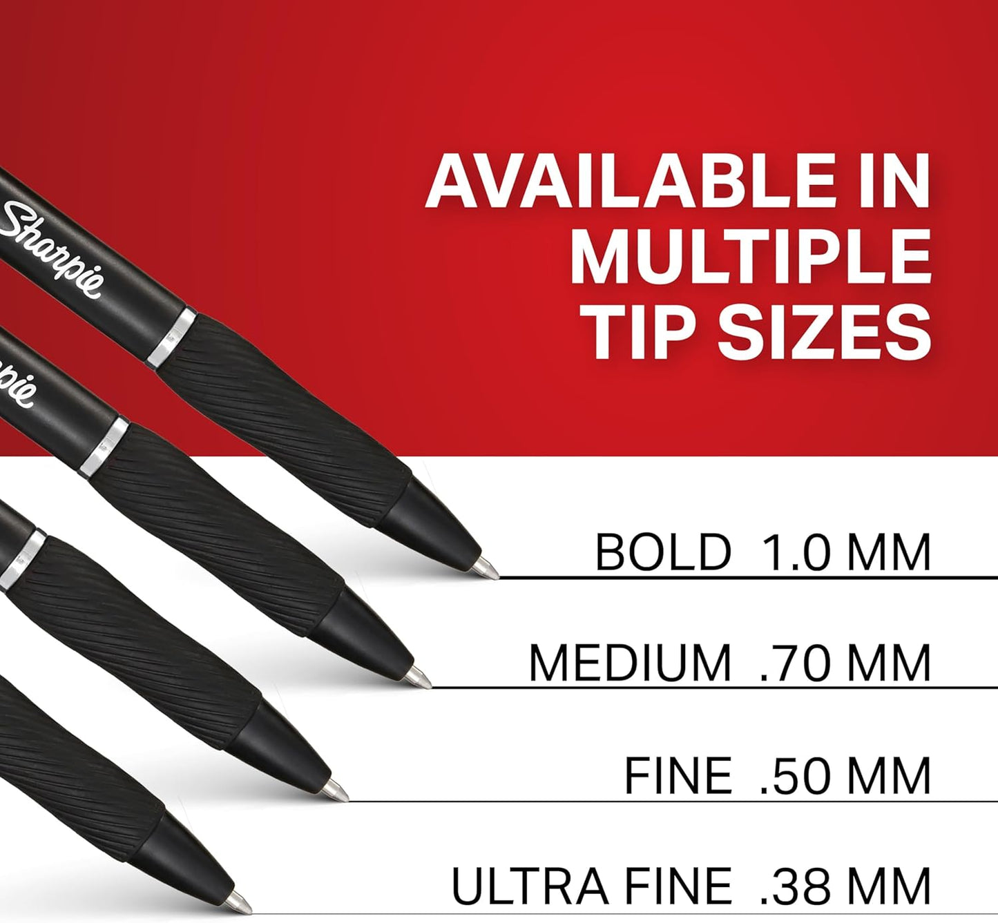 Sharpie S-Gel Pens, Medium Point (0.7mm), Assorted Ink Colors, 8 Count - Ideal for Writing, Journaling, Drawing, Coloring, Note-Taking, College Supplies