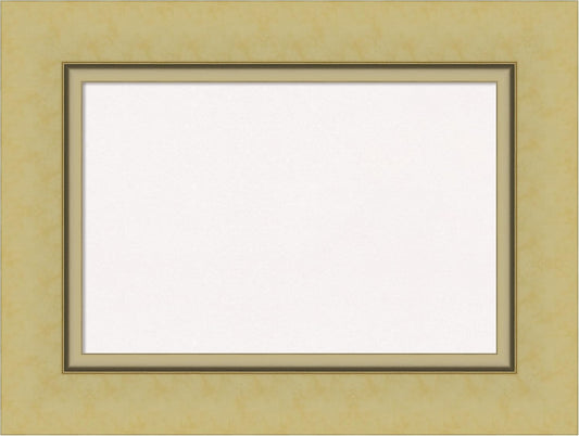 Amanti Art White Cork Board for Wall, 18x24 Vision Board with Gold Frame, Small Corkboard Office Decor for Home Organization, Casual Corkboard Pinboard to Display Items for Home Organization in