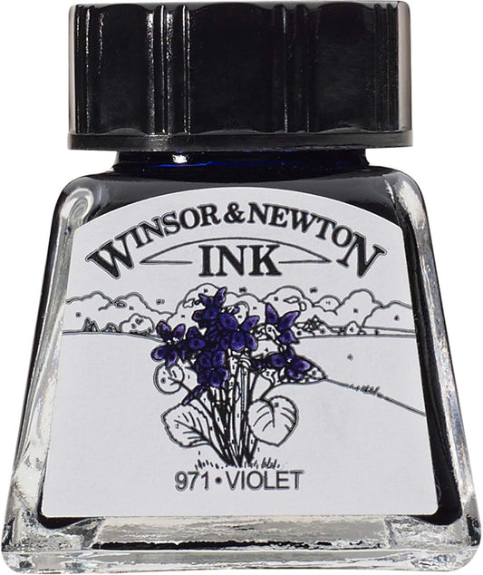 Winsor & Newton Specialty Ink, Bottle, 14ml, Violet