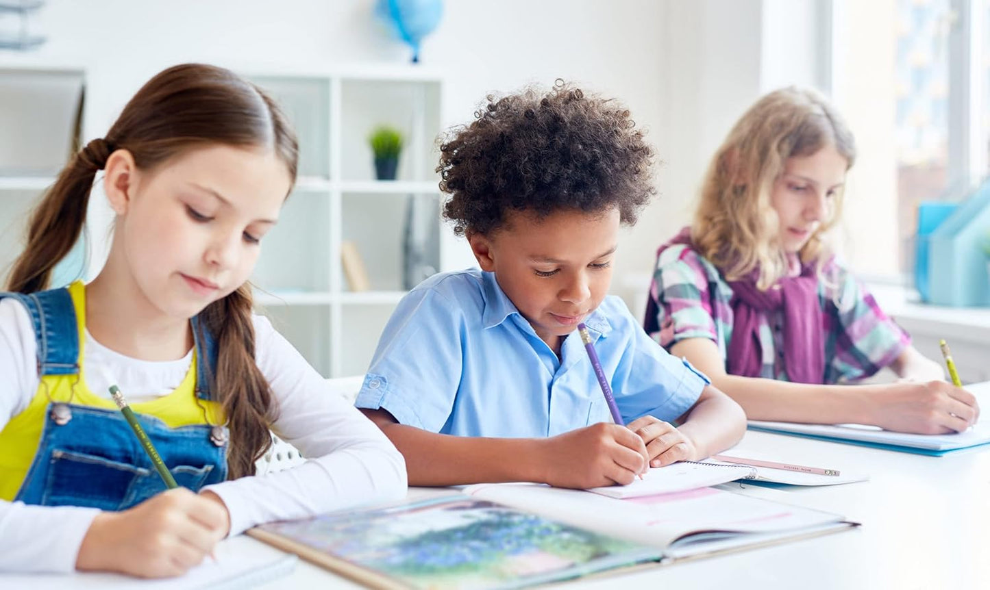 ECOTREE Pencils #2 Pre-Sharpened Pencils for Kids Number 2 Pencil with Erasers for School, Writing, 12 Count