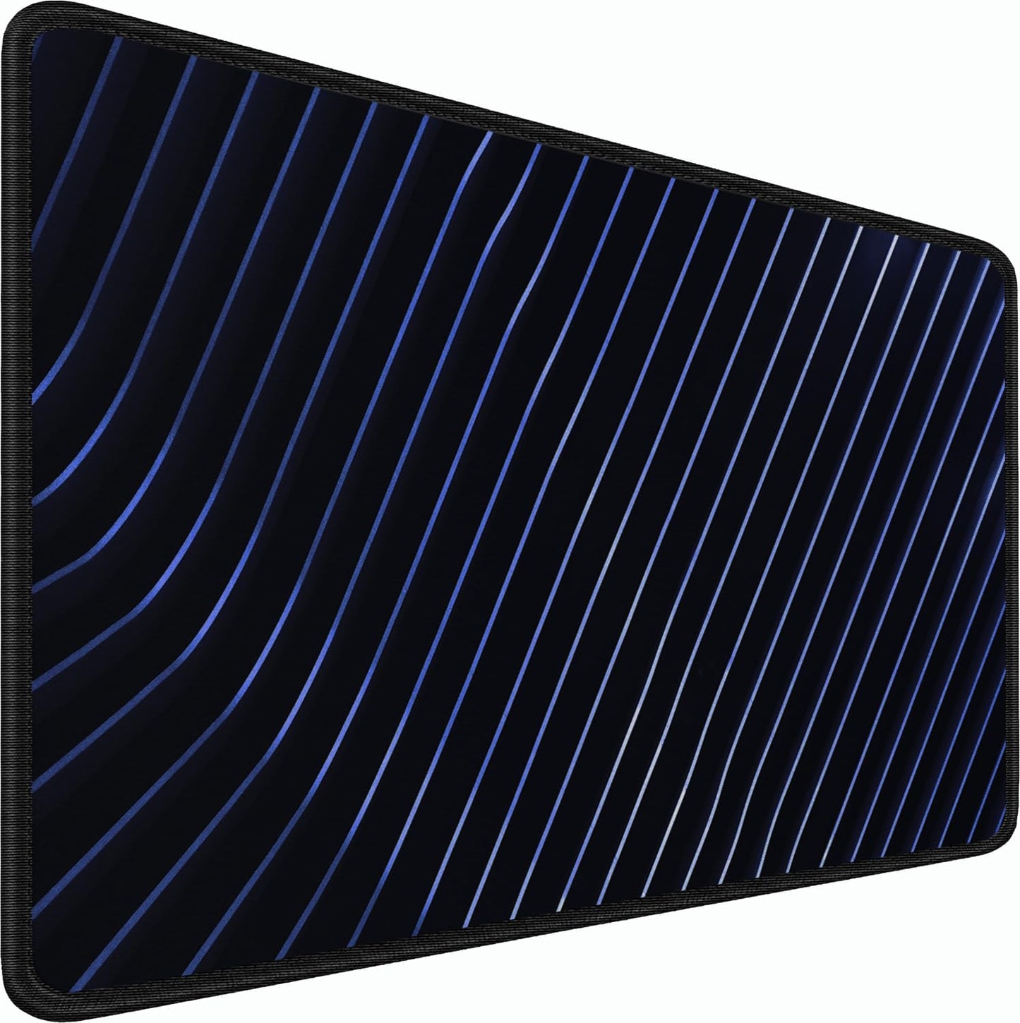 Gaming Mouse Pad, 31.5x15.7 inch Large Extended Computer Keyboard Mouse Mat, Water Resist Non-Slip Mousepad Rubber Base Long XXL Desk Mouse Pad for Work & Gaming, Office & Home, Blue line