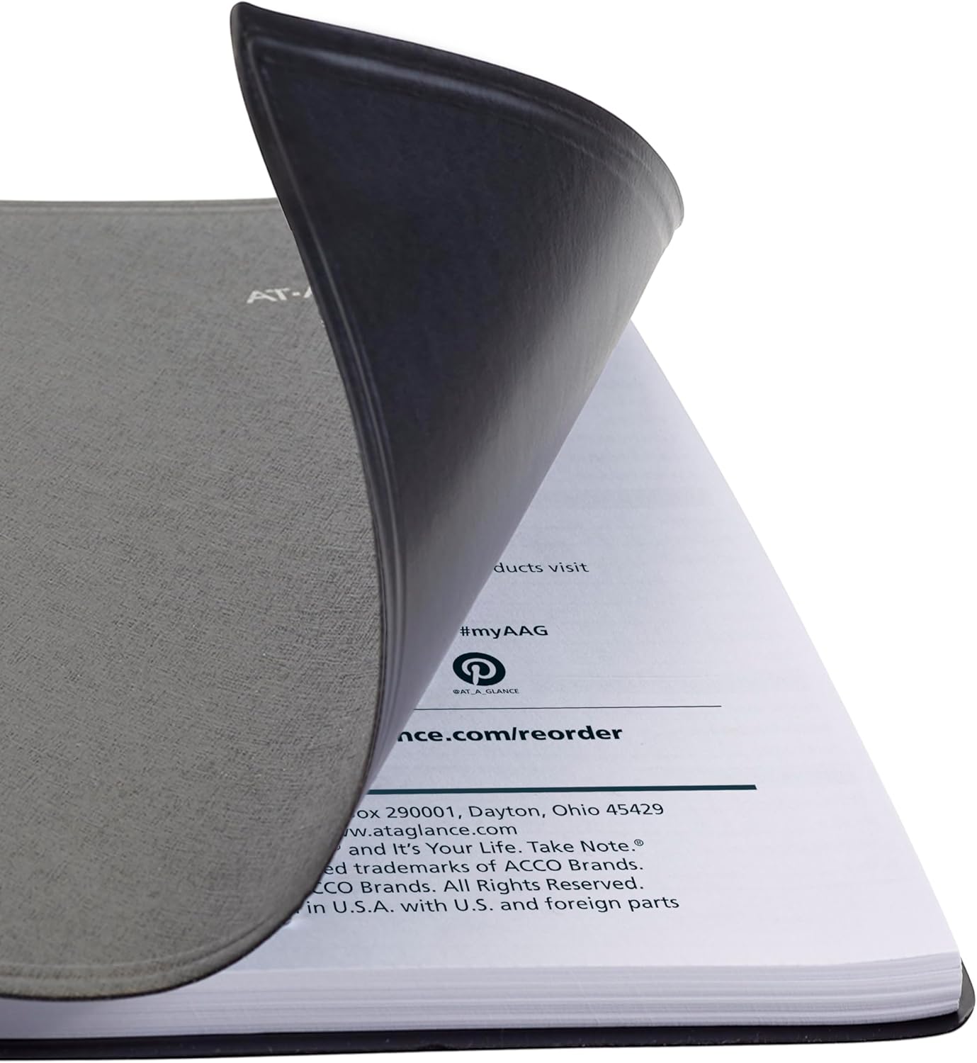 AT-A-GLANCE 2026 Planner, Daily, Open Scheduling, 5" x 8", Small, DayMinder, Black (SK460026)