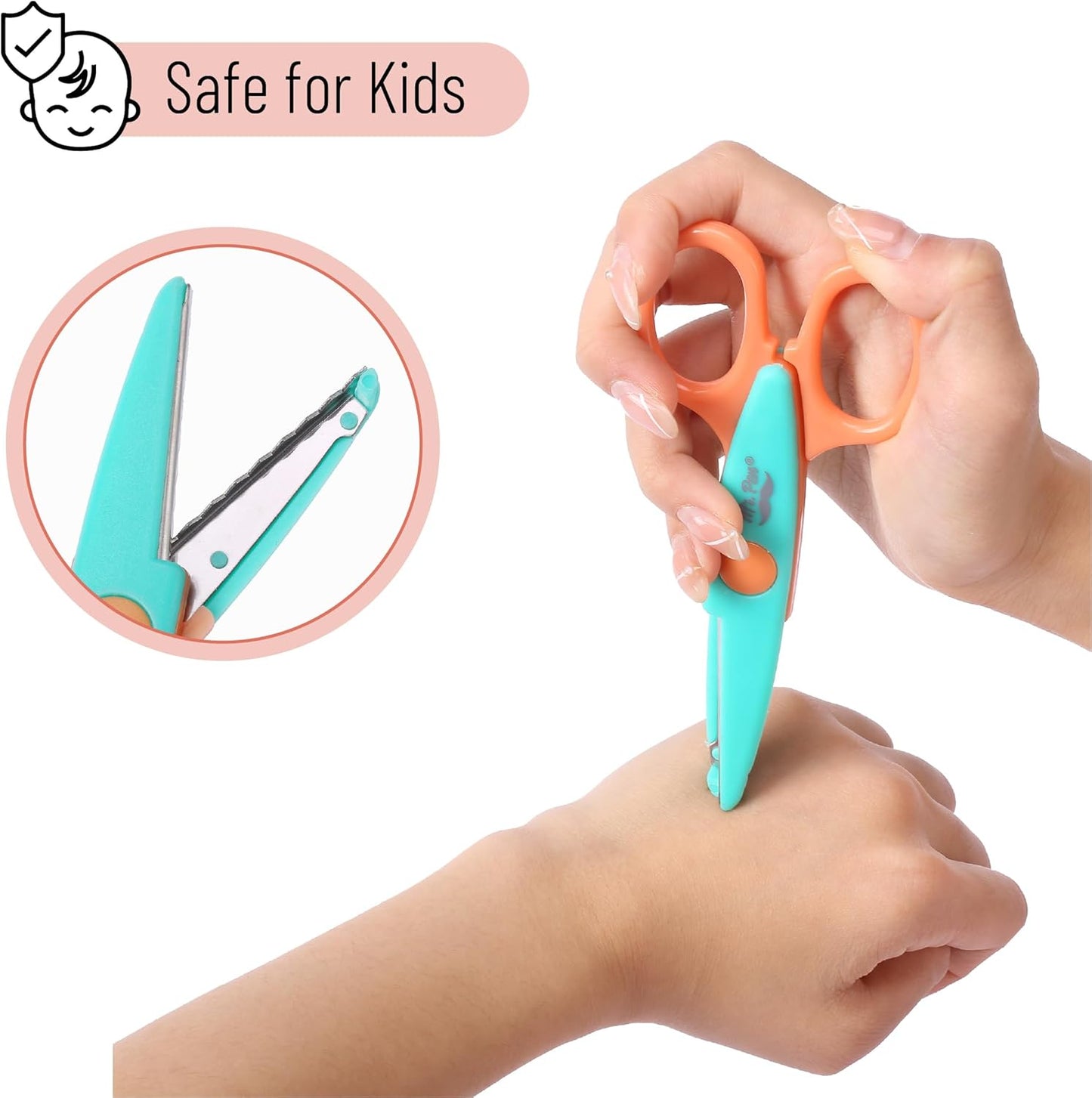 Mr. Pen- Craft Scissors Decorative Edge, 6 Pack, Zig Zag Scissors for Crafting