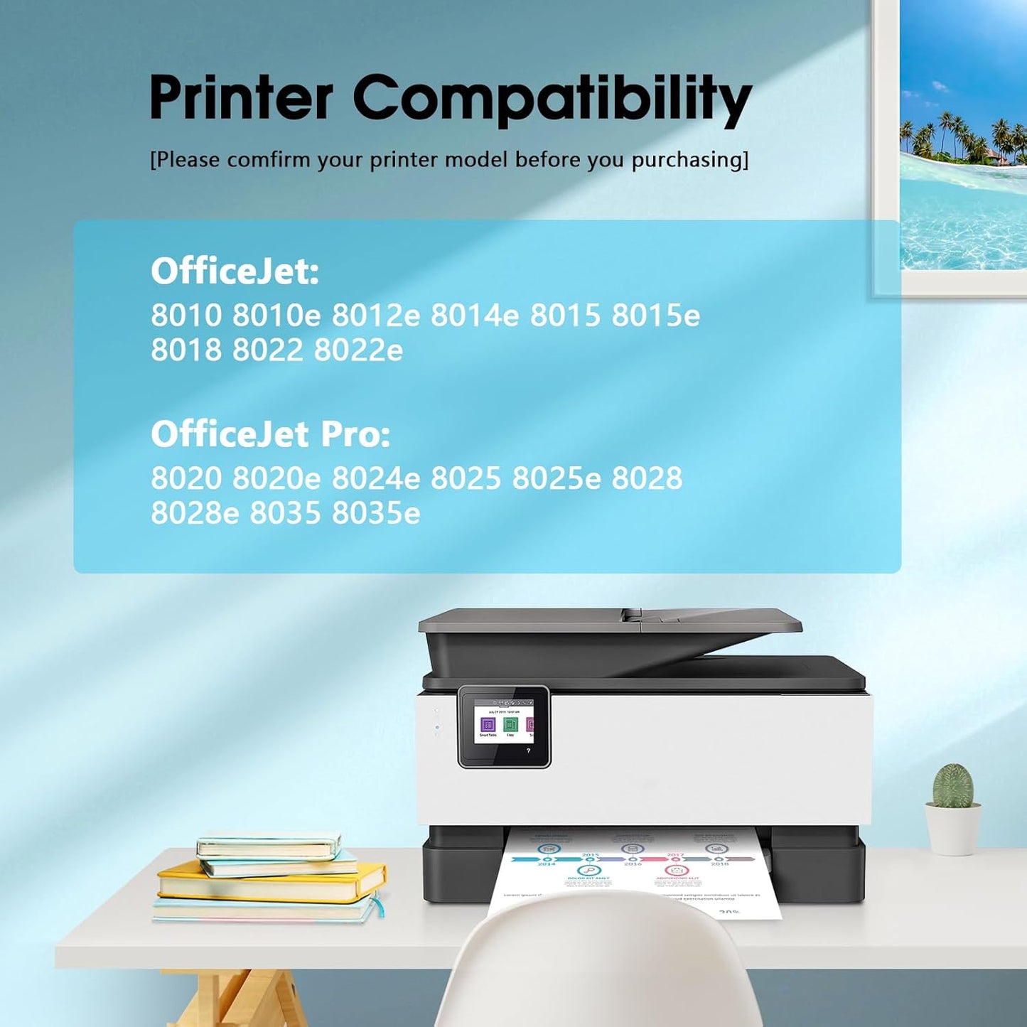 910XL Ink Cartridges Combo Pack Compatible for HP 910 XL Works with HP OfficeJet 8010e 8012e 8014e 8015e 80188022e OfficeJet Pro 8020e 8024e 8025e 8028e 8035e (4Pack)