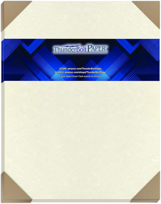 100 White Parchment 65lb Cover Weight Paper 11" X 14" (11X14 Inches) Scrapbook|Picture-Frame Size - Printable Old Parchment Semblance