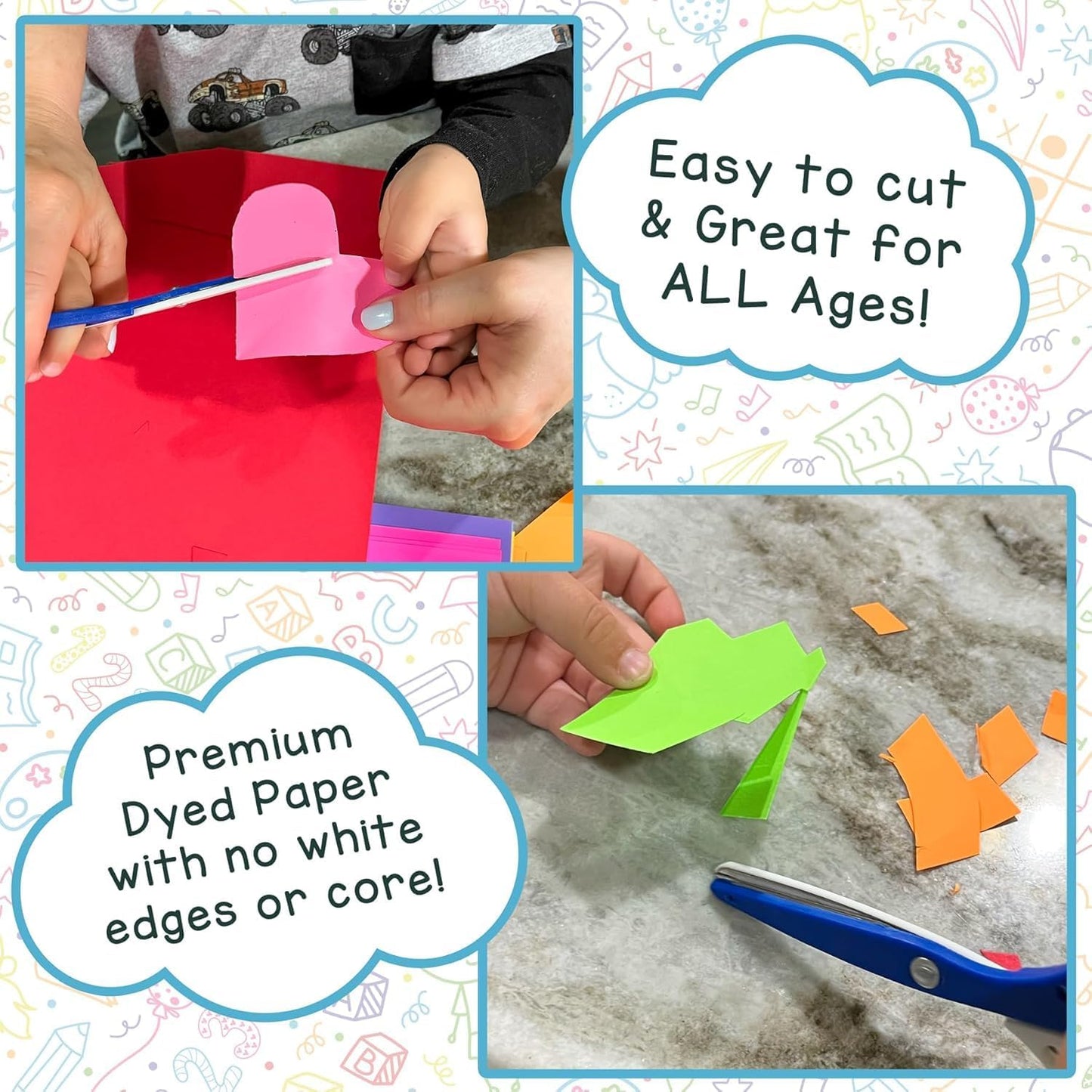 Hygloss White Cardstock - 8.5x11-Inch, 90 Sheets, 65 lb/ 176 gsm, Fade-Resistant, Acid-Free Color Card Stock Paper