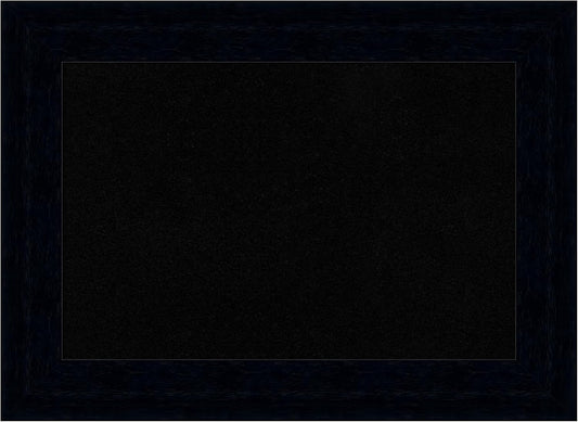 Amanti Art Black Cork Board for Wall, 16x22 Vision Board with Black Wood Frame, Small Corkboard Office Decor for Home Organization, Modern Corkboard Pinboard to Display Items for Home Organization in