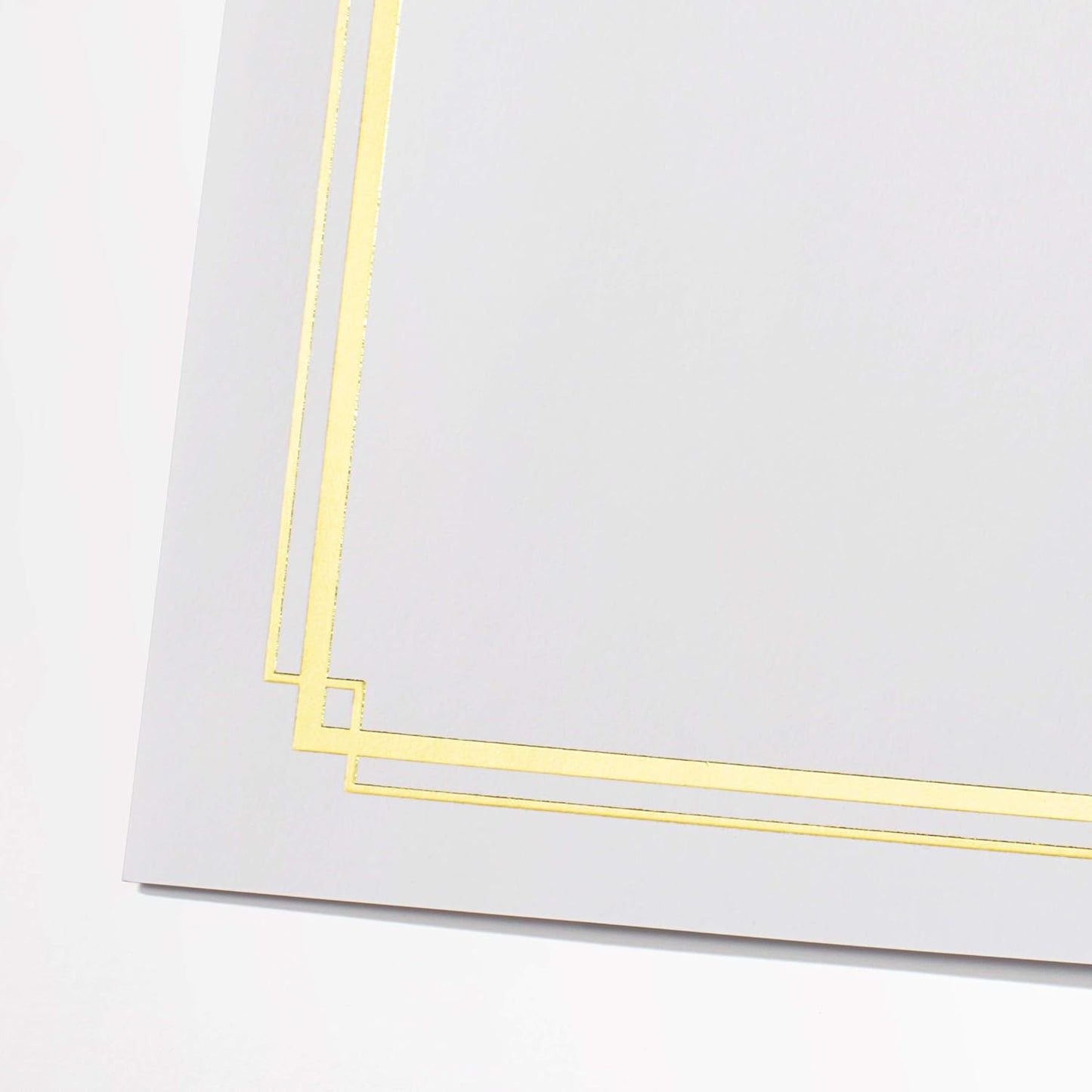 PaperDirect White Specialty Certificates, Gold Foil Border on 38lb Certificate Paper, 8.5 x 11 Inches, Laser and Inkjet Compatible, 30 Count, For School, Work, Diplomas & Award Certificates