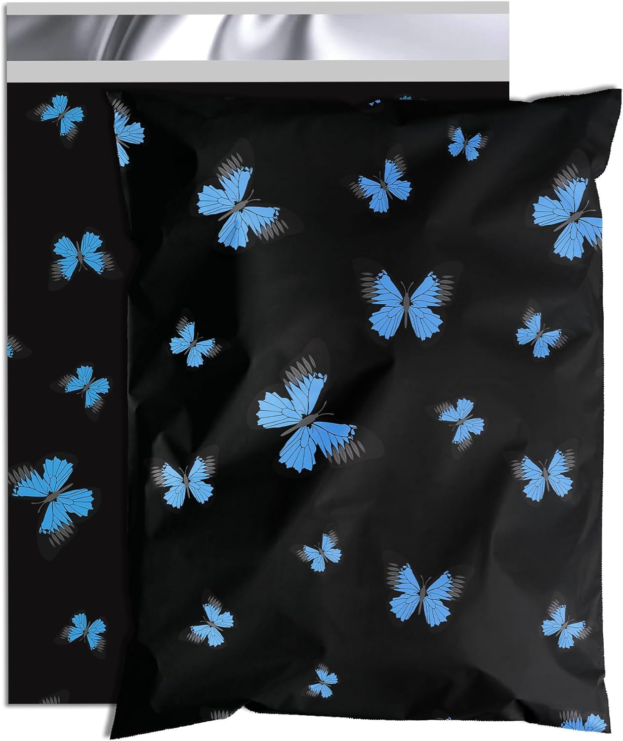 butterfly Poly Mailer 6x9 Inch 100 Pcs, Waterproof Shipping Bags for Clothing, Tear-Resistant Mailier Bags, Strong Mailing Bags with Self-Seal