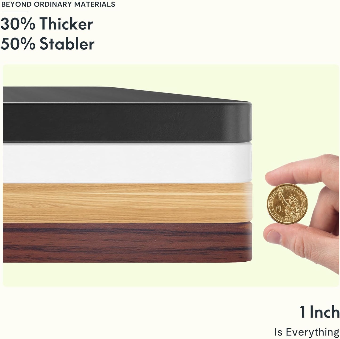 FLEXISPOT EN1 One-Piece Standing Desk, 48 x 30 Inches Electric Height Adjustable Desk for Home Office (White Frame + White Wood Grain Desktop)