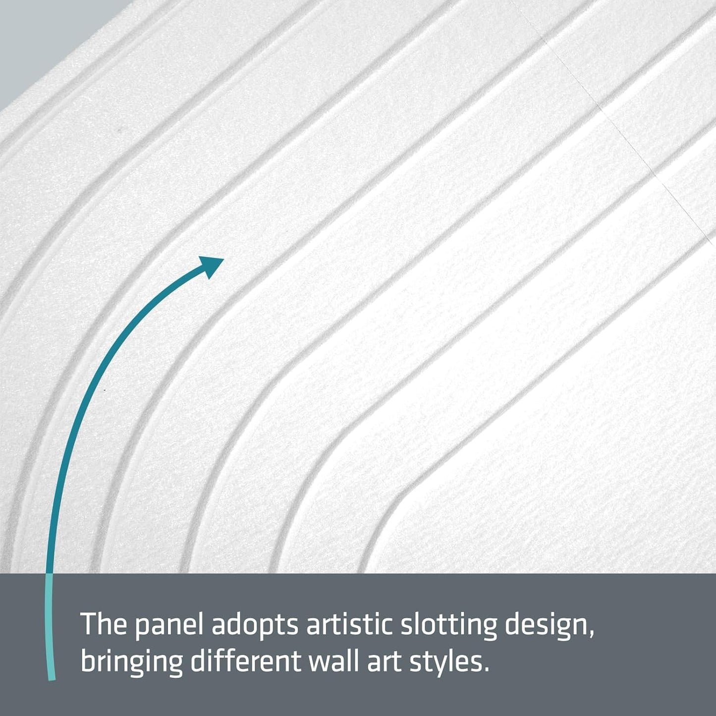 UMIACOUSTICS 4 Pack Decorative Acoustic Panels,Total 94.4” x 47.2” Sound Proof Panels,Decorative Sound Treatment Panel for Home, Office, Recording Studio,White