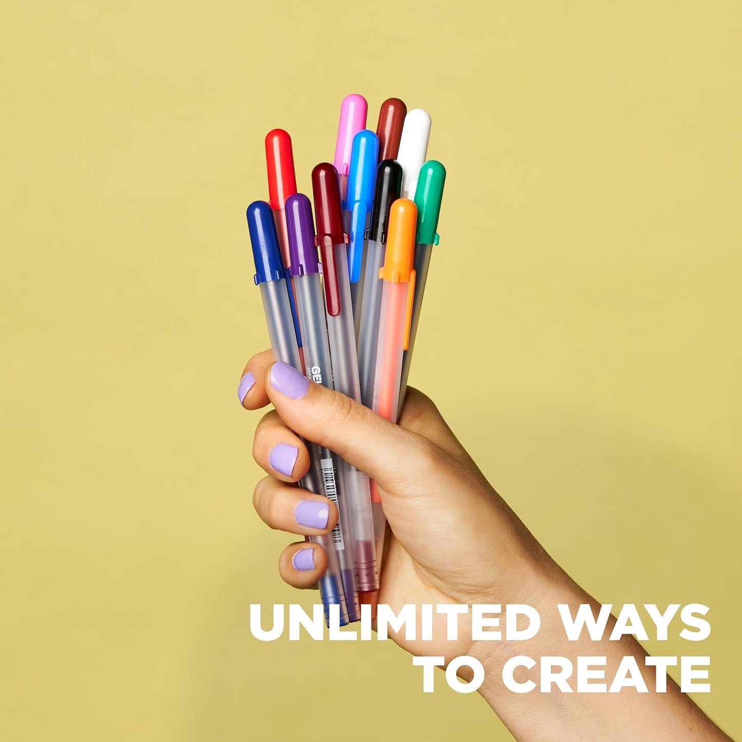 SAKURA Gelly Roll Gel Pens - Fine, Medium & Bold Tip Ink Pens for Journaling, Art, or Drawing - Classic White Ink - 05/08/10 Assorted Tip Sizes - 6 Pack