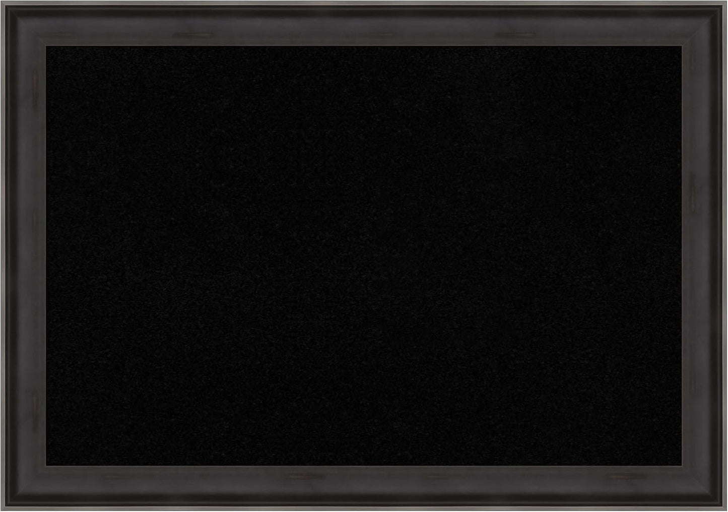 Amanti Art Black Cork Board for Wall, 28x40 Vision Board with Black Wood Frame, Large Corkboard Office Decor for Home Organization, Casual Corkboard Pinboard to Display Items for Home Organization in