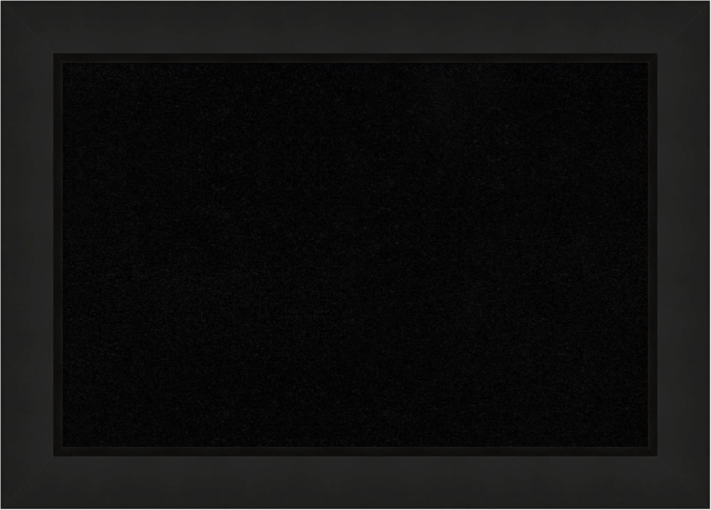 Amanti Art Black Cork Board for Wall, 15x21 Vision Board with Black Wood Frame, Small Corkboard Office Decor for Home Organization, Casual Corkboard Pinboard to Display Items for Home Organization in