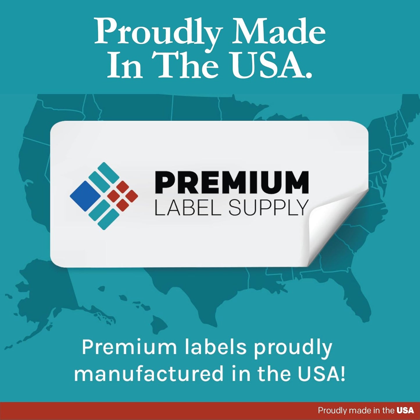 Premium Label Supply Waterproof White Return Address Sticker Labels – 1.75" x 0.5" – Laser Printers Only – (80 per Sheet), 10 Sheets - 800 Total Adhesive Labels