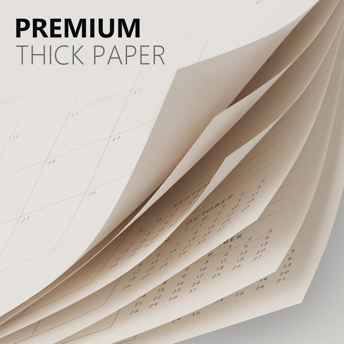 Jotsome Desk Calendar 2025-2026, Desk Pad Calendar From Now to December 2026 14x10.5 inch, Desk Blotter Calendar for Home and Office, Easy Planning