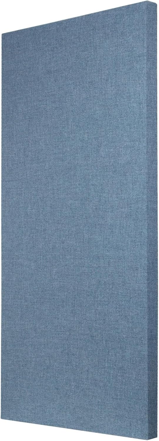 ATS Acoustics Sound Absorbing Acoustic Panel Fire Rated Professional Studio Quality 24" x 48" x 2" (Light Blue)