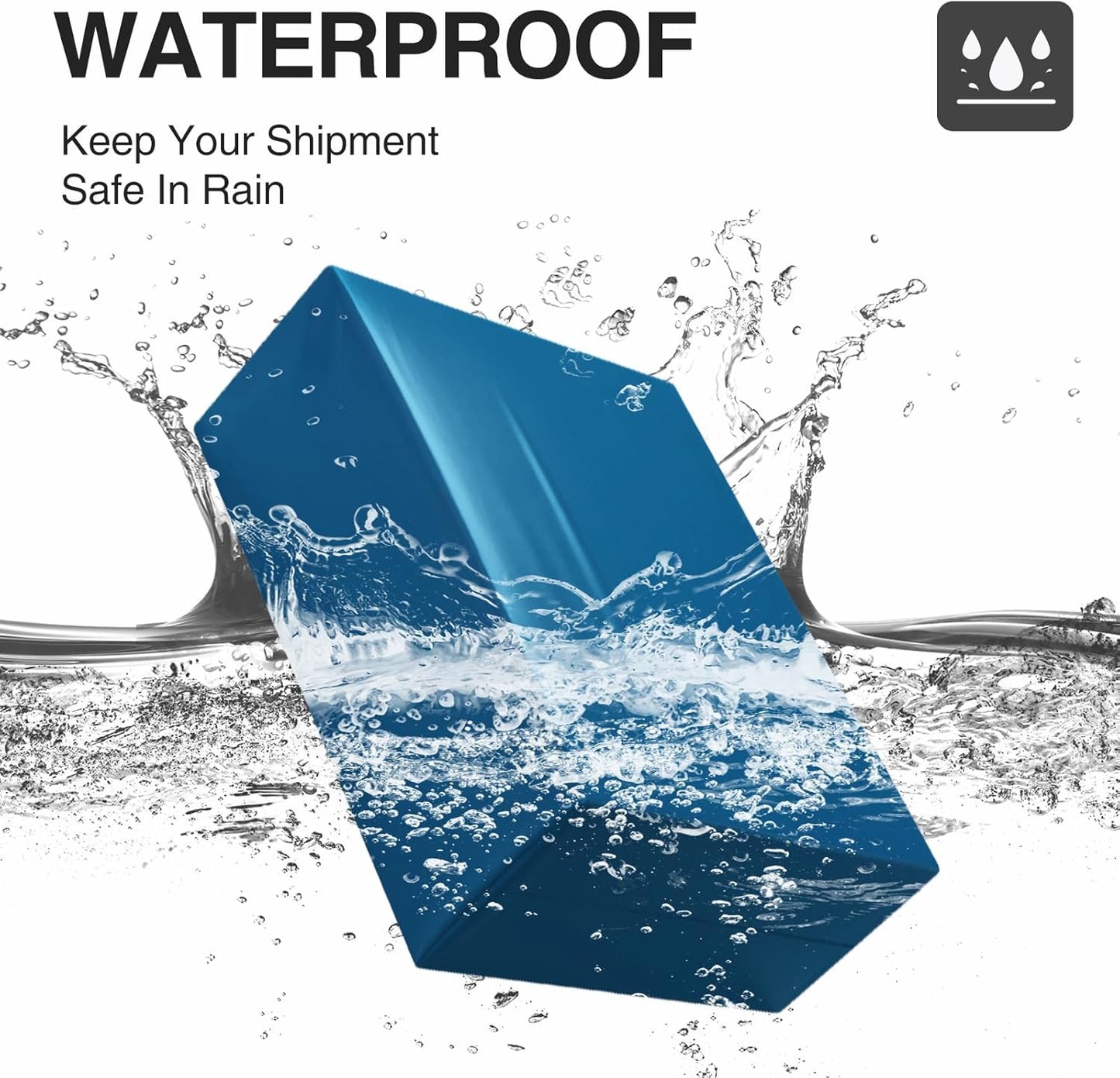 UCGOU Poly Mailers 14.5x19 Inch Navy Blue 200 Pack Large Shipping Bags #7 Strong Thick Mailing Envelopes Self Sealing Adhesive Waterproof and Tear Proof Boutique Packaging Postal for Clothing