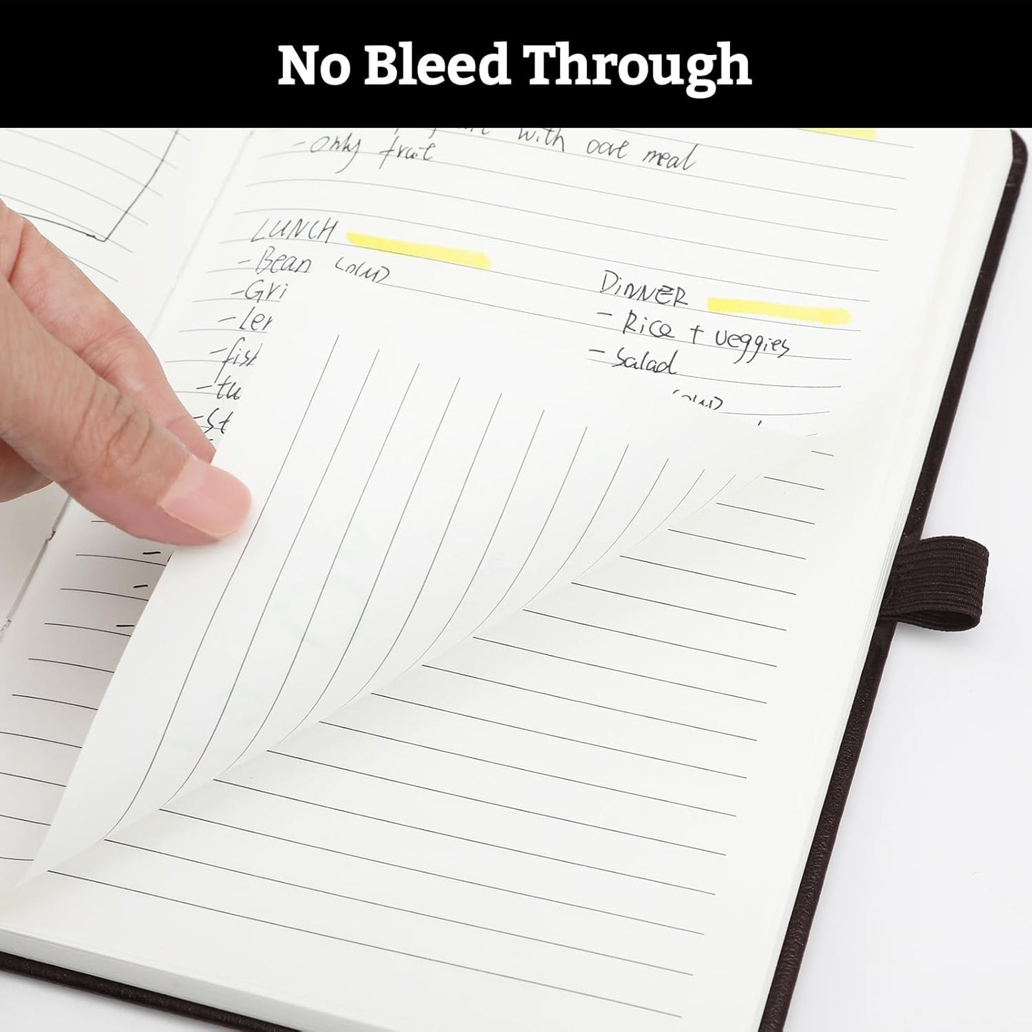 Hardcover Lined Bullet Dotted Journal Notebook, A5 140 192 Pages 100 120Gsm Paper College ruled for School,Work,Travel,and Daily Planning，5.7''*8.3'' (2, Brown, A5 Lined)