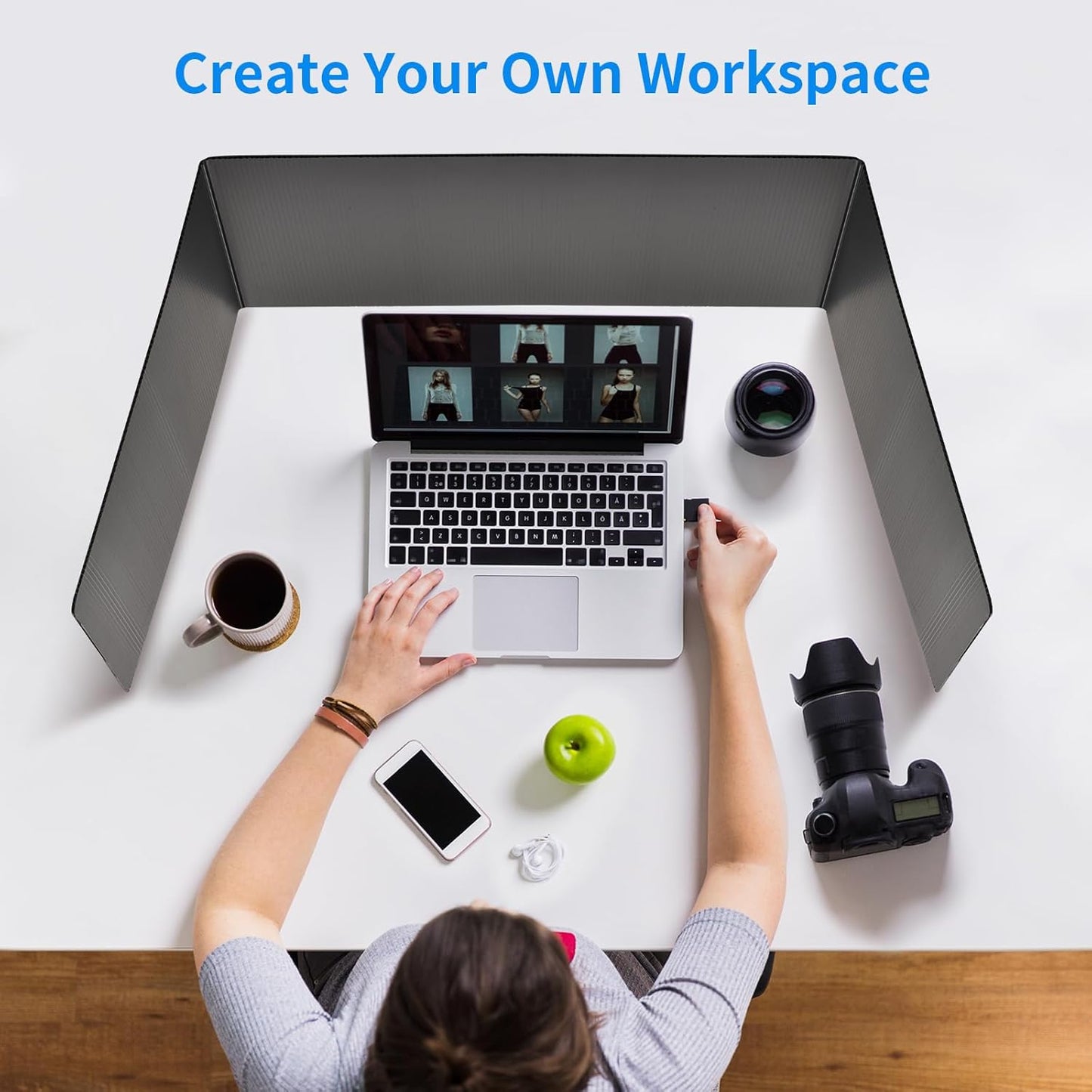 24 Pack Black Desk Dividers for Students, Privacy Shields Folder for Students, Durable & Waterproof Plastic Study Board, Classroom Teacher Supplies Test Divider, Includes 10pcs Extra Labels