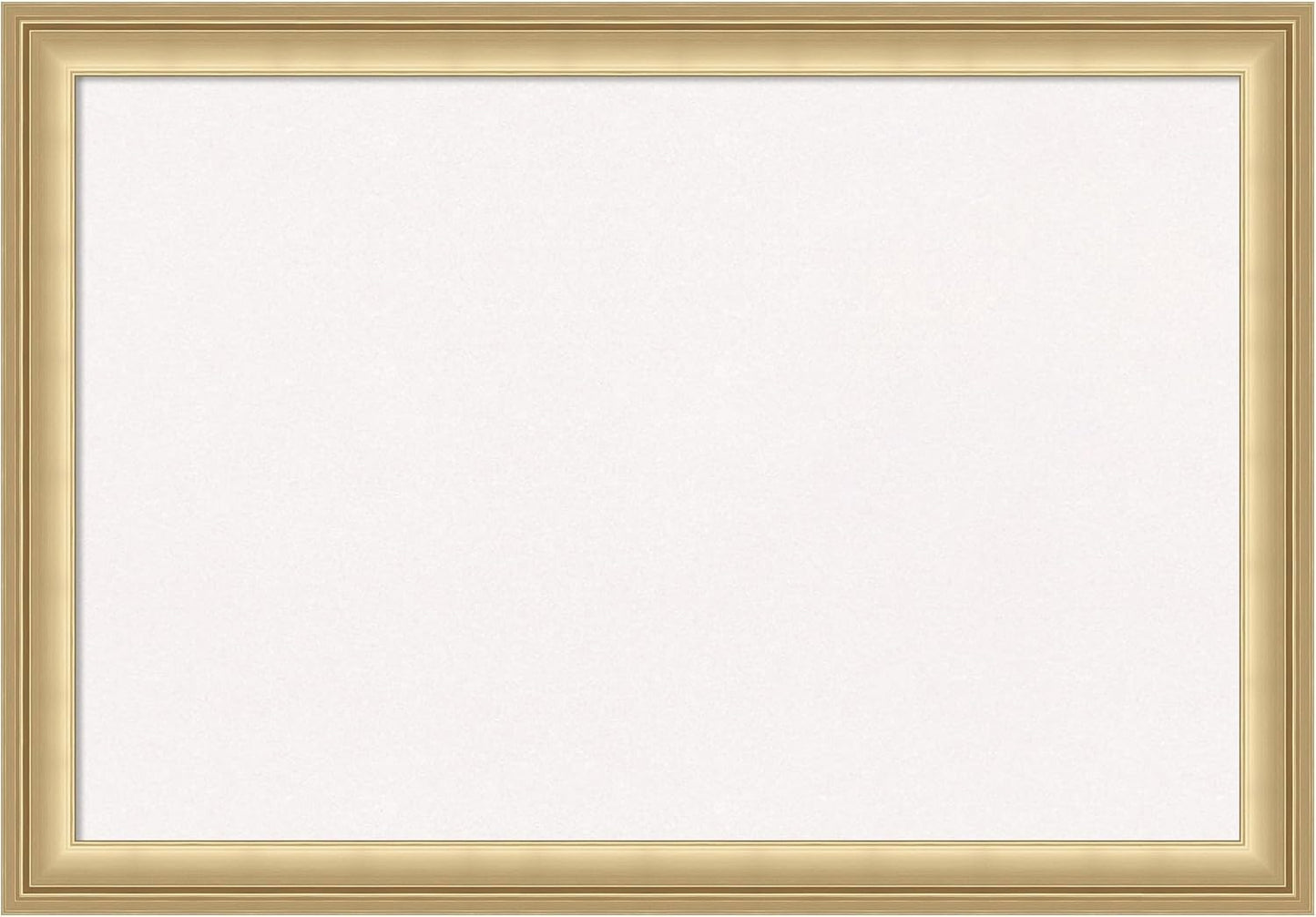 Amanti Art White Cork Board for Wall, 14x20 Vision Board with Gold Frame, Small Corkboard Office Decor for Home Organization, Casual Corkboard Pinboard to Display Items for Home Organization in