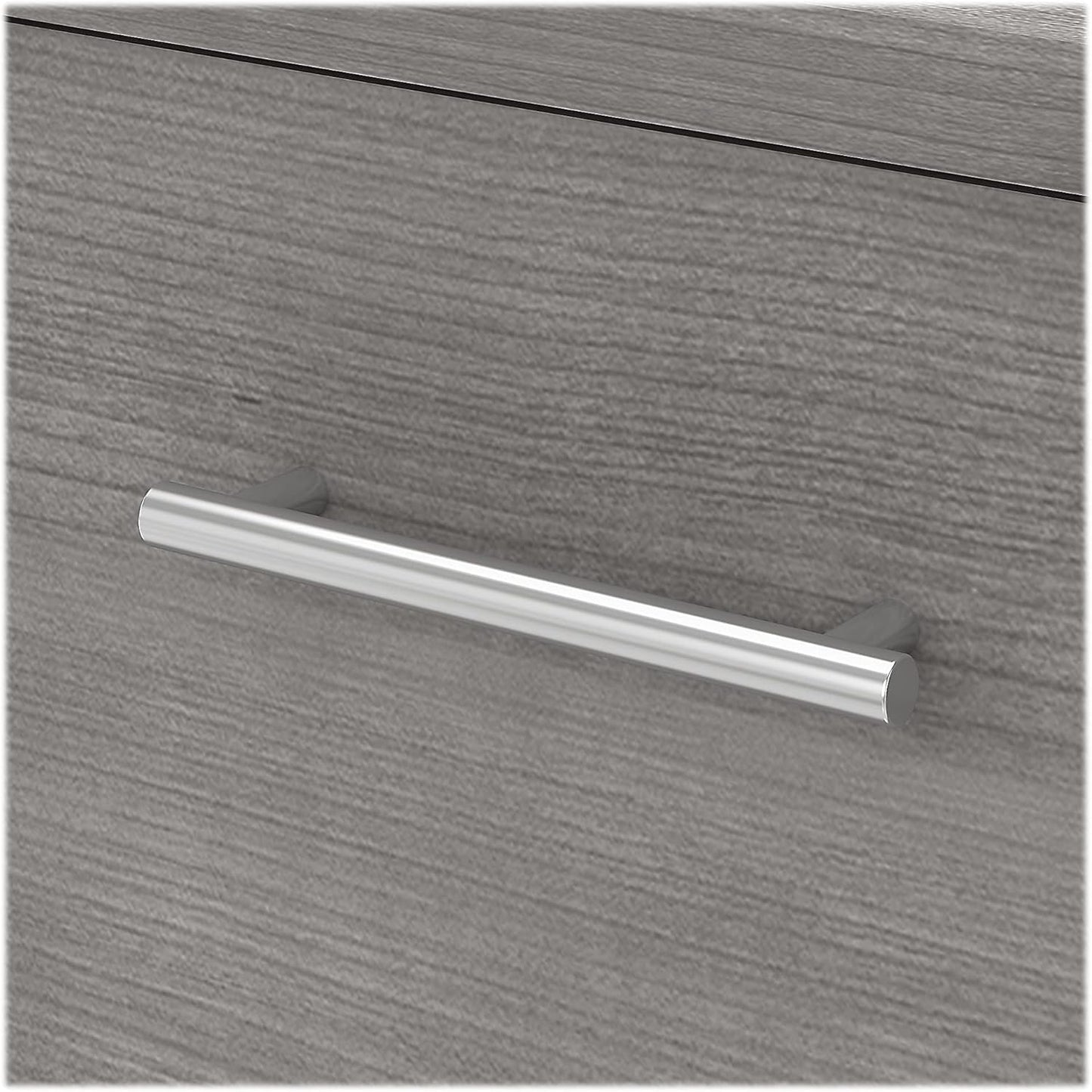 Bush Furniture Somerset 2 Drawer Lateral File Cabinet in Platinum Gray