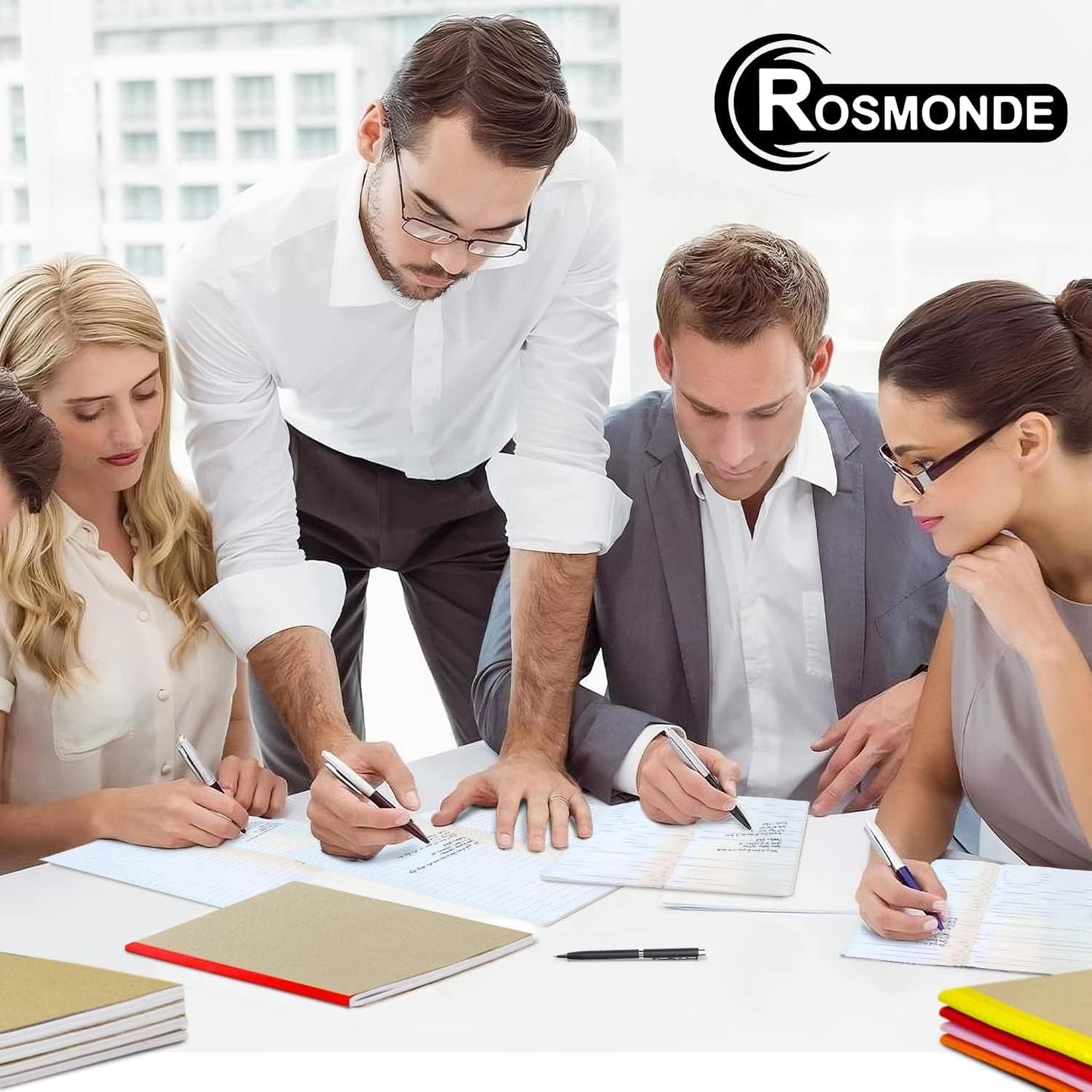 48 Pack Bulk Kraft Journals, A5, Extra Pages - 120 Pages (60 Sheets), College Ruled, 8 x 5.7, No-Bleed Paper, Bulk Kraft Composition Notebooks Lined, Kraft Composition Notebook for School