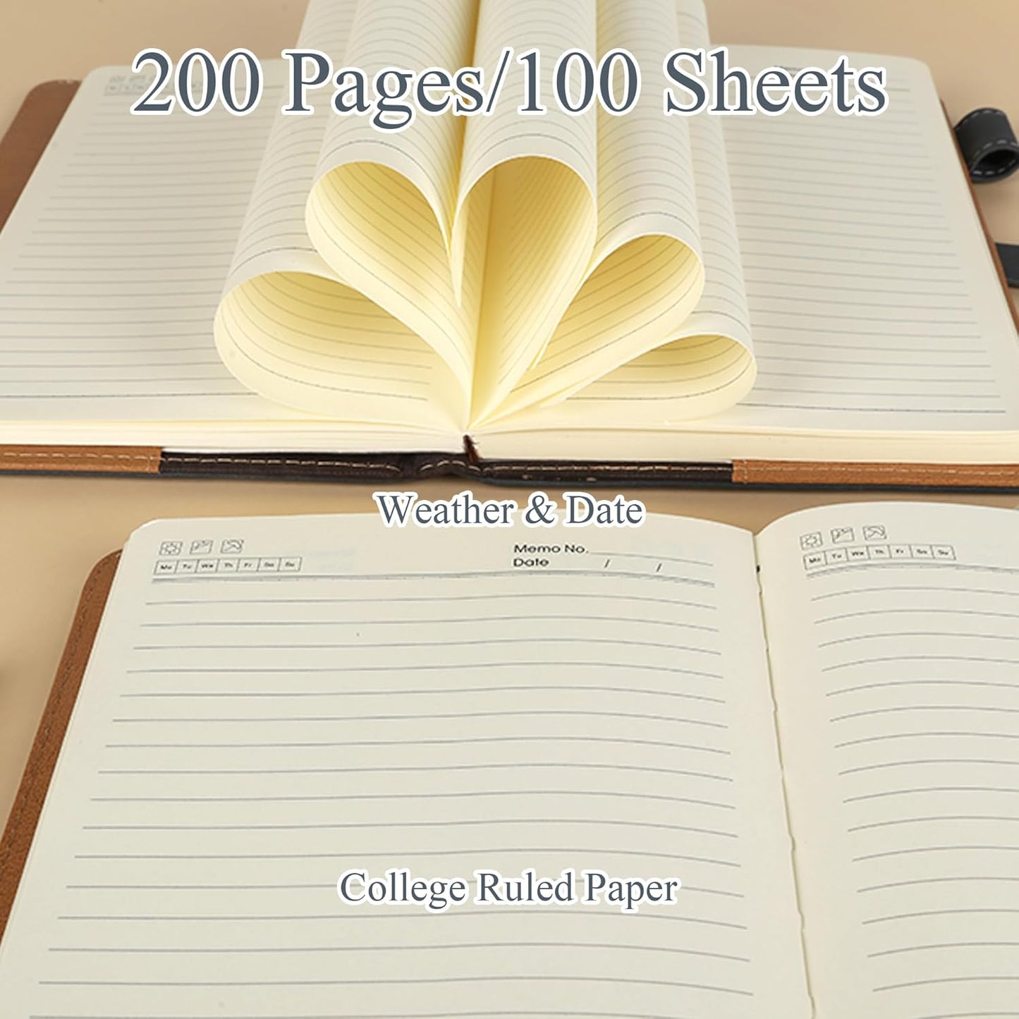 Fanery Sue Refillable Adventure Travel Journal For Women & Men Faux Leather Hardcover A5 Travel Notebook College Ruled 200 Lined Pages Lay-Flat Diary With Pen & Magnetic Buckle（Adventure - Blue