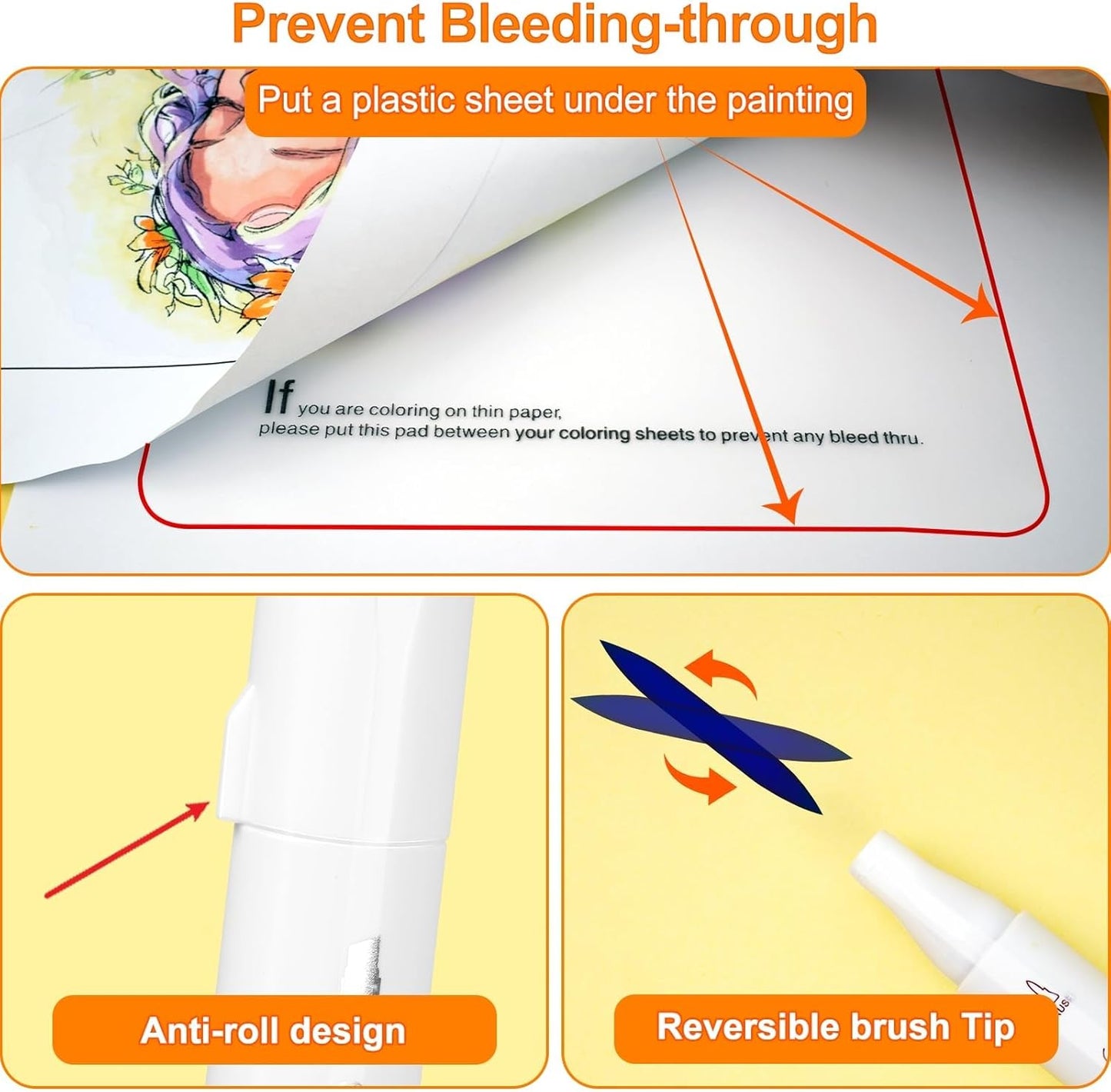 SFAIH Alcohol Markers Fine Tip & Chisel Tip - 72 Colors Double Tipped Art Markers for Adult Coloring Books Illustration, Gifts for Artist Adult - Refillable Alcohol-based Ink