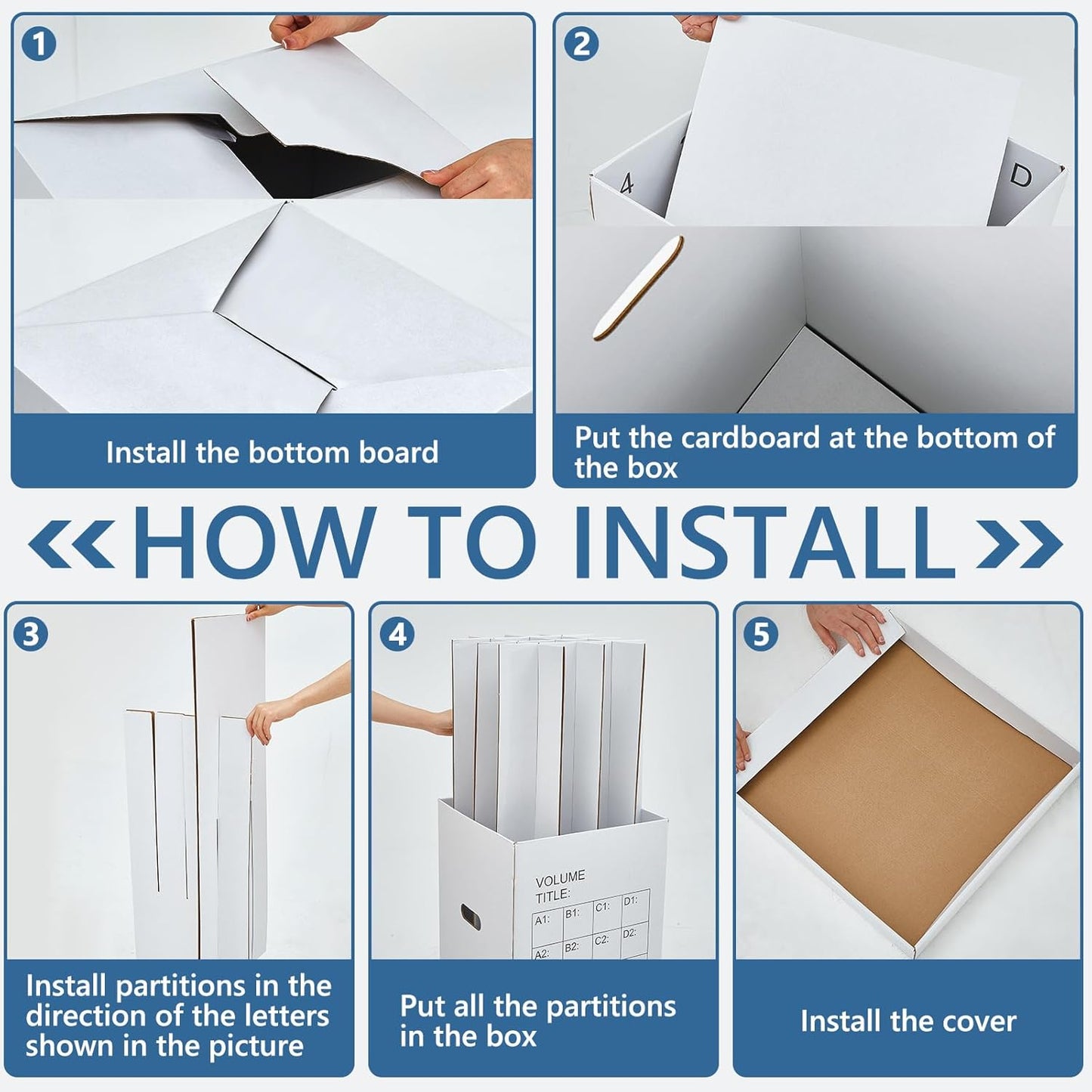 PerKoop 2 Pack Blueprint Holder Storage Organizer for Storing Poster Anchor Charts 32 Slots 31 x 14.2 x 14.2 Inch Blueprint Roll File Holder for Architectural Map School Office Home Items