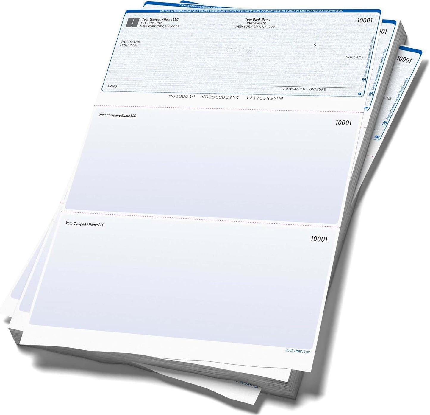 Computer Checks Compatible W/QB Check On Top [2500 Sheets]