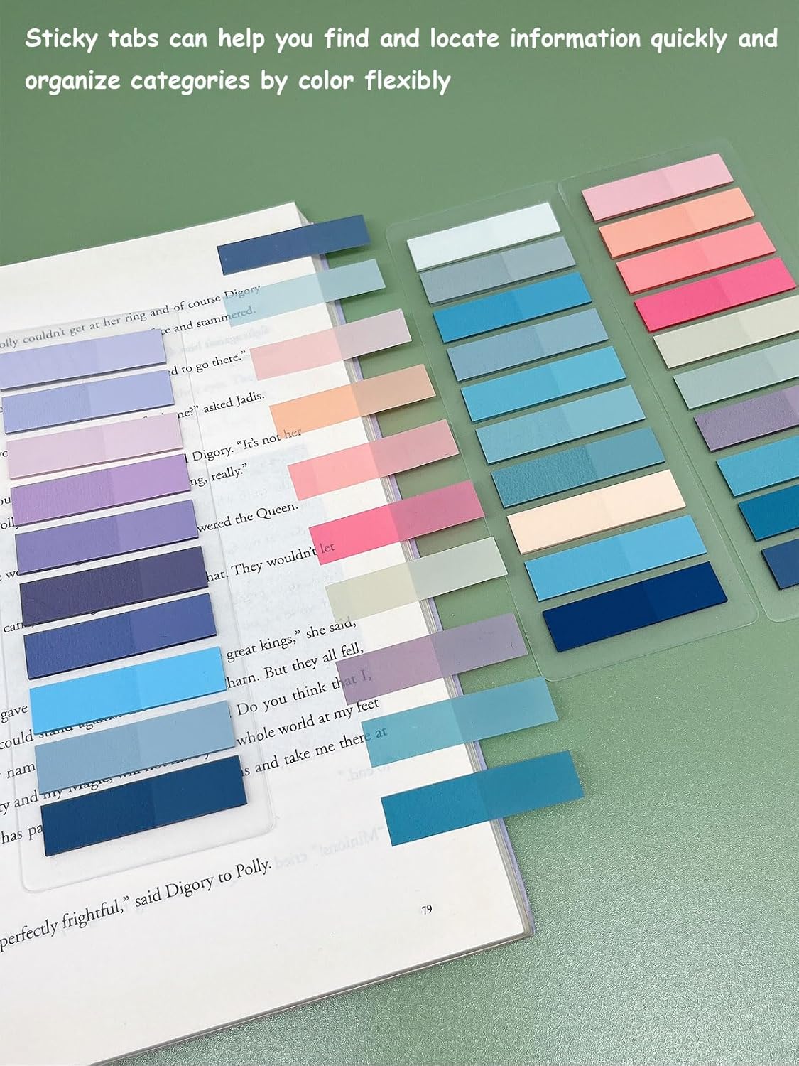 1200pcs Tabs for Annotating Books, Morandi Book Tabs for Binders, Page Markers for Notebooks, Clear Sticky Notes, Multi-Colored Writable and Repositionable Cute Annotation Tabs