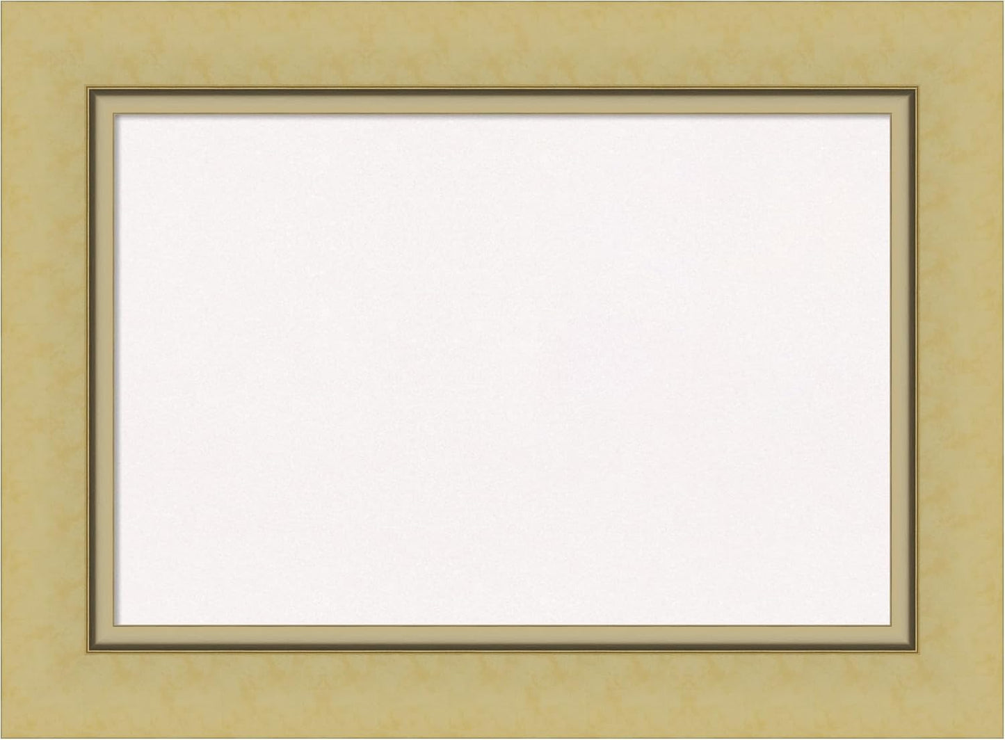 Amanti Art White Cork Board for Wall, 22x30 Vision Board with Gold Frame, Medium Corkboard Office Decor for Home Organization, Casual Corkboard Pinboard to Display Items for Home Organization in