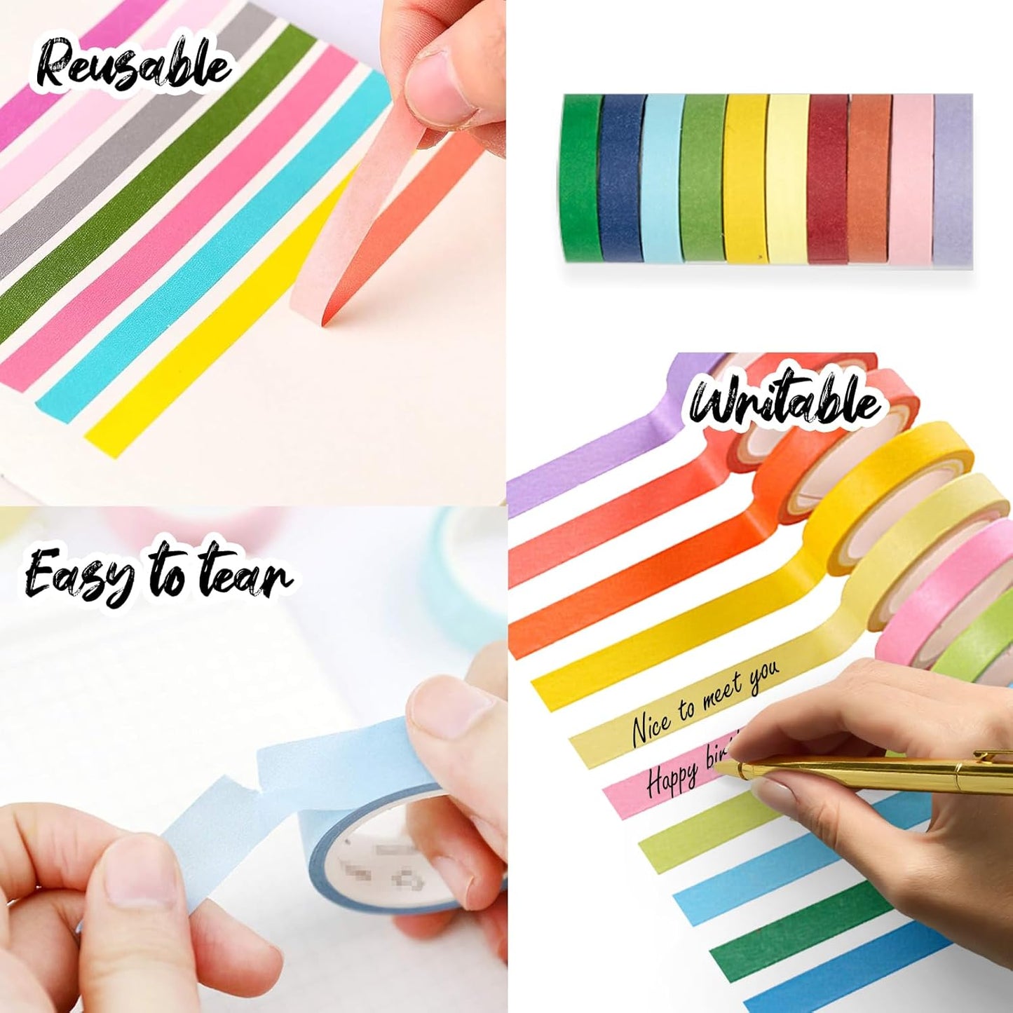 Kid Scrapbook Photo Album Hard Cover DIY Photo Album for Kids Instant Camera Print Paper with DIY Accessories (Blue)