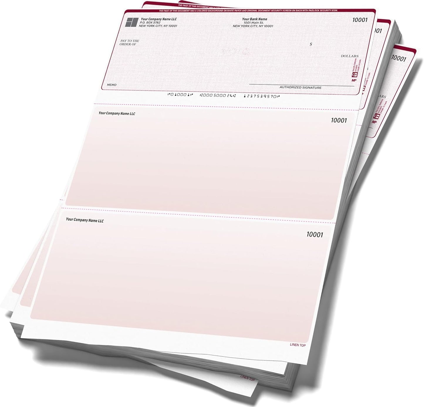 Computer Checks Compatible W/QB Check On Top [250 Sheets]