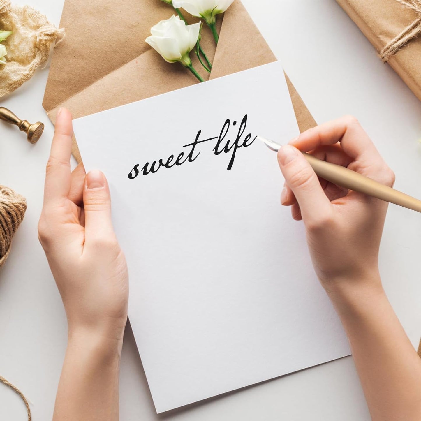 Nib Pen Holder Set, Pack of 10 Comfortable Grip Smoother Comic Dip Wooden Pen Nib Holder for Beginners Professional Art Painting English Calligraphy and Comic Creation(Log Color)