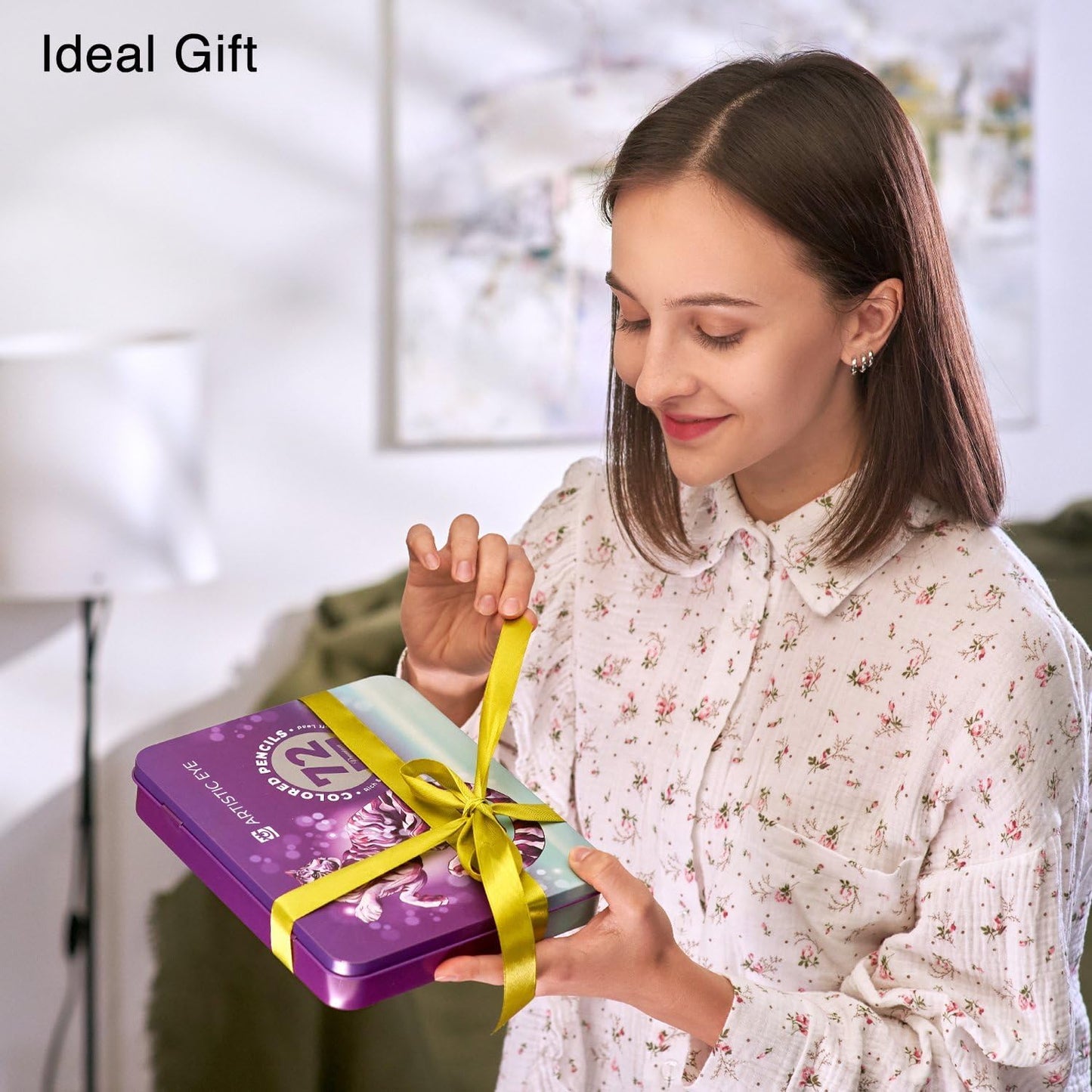 ARTISTIC EYE Premium Colored Pencils | Set of 72, Quality 3.8mm Soft Core Leads, Rich & Vibrant Colors, Blendable, Perfect for Beginner & Advanced Artists