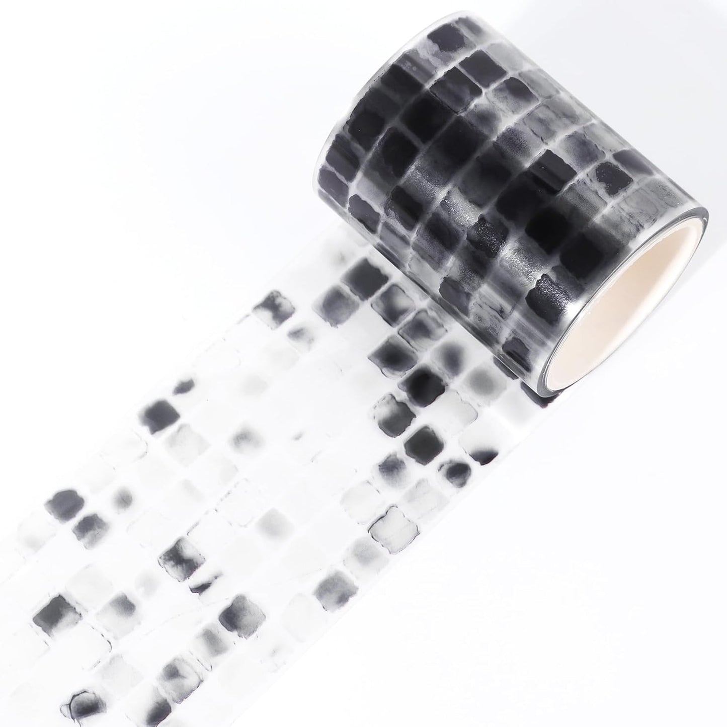 PET Tape for Journal Scrapbooking - Grey Black White Journal PET Tape Scrapbook Supplies, Notebook Scrapbook Bottle Crafts Decor