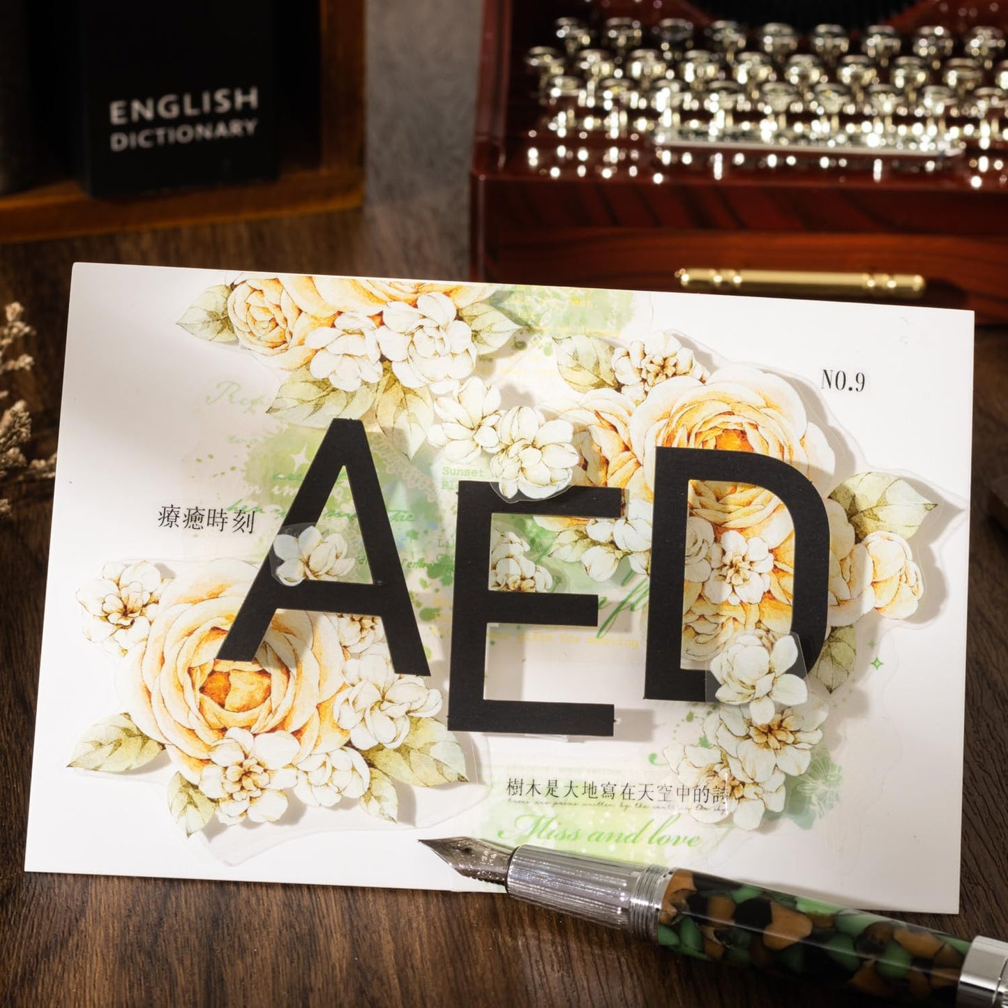 Alphabet Cardstock Sticker Set, 156Pcs Bold Letter Stickers for Scrapbooking, Journaling, Junk Journal Supplies, and DIY Crafts