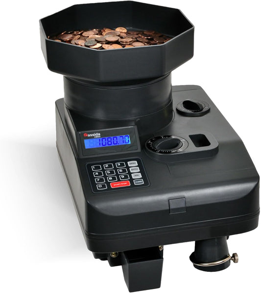 Cassida Heavy-Duty Coin Counter/Off-sorter (C-C850)
