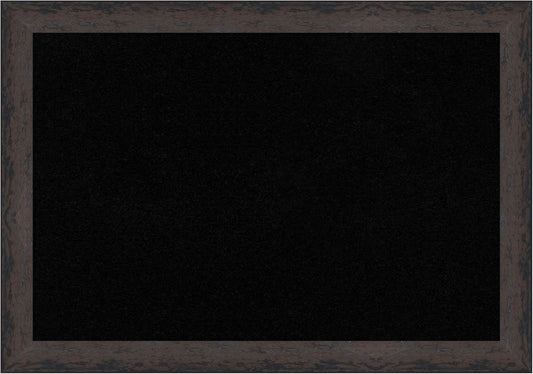 Amanti Art Black Cork Board for Wall, 19x27 Vision Board with Black Wood Frame, Medium Corkboard Office Decor for Home Organization, Modern Corkboard Pinboard to Display Items for Home Organization