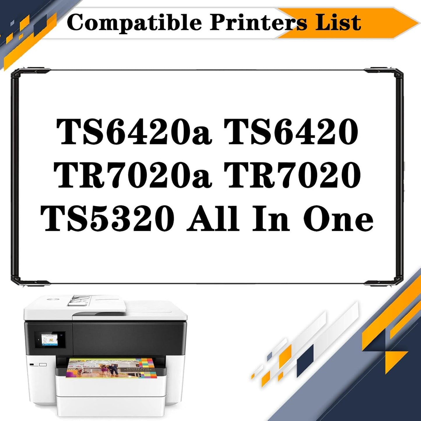 PG-260XL CL-261XL PG260 PG-260 CL261 CL-261 Ink Cartridges, Compatible for Canon TS6420a TS6420 TR7020a TR7020 TS5320 All in One Printers【High Print Volume with Chip Black*2