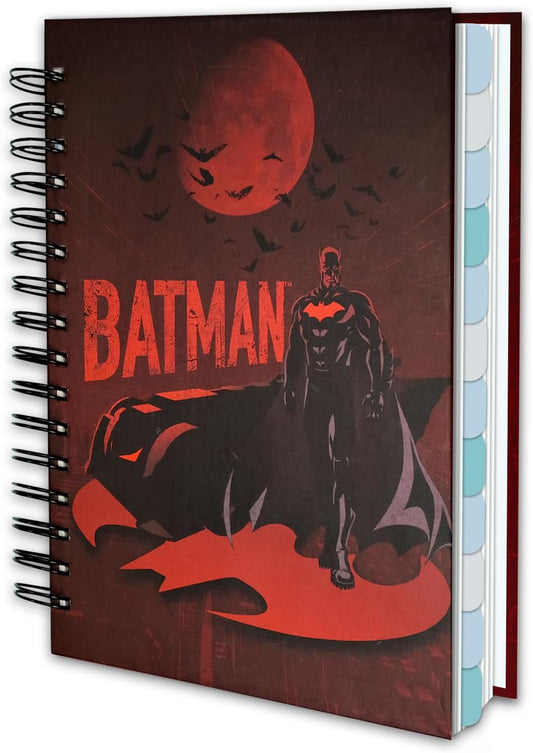 Super Hero Academic Planner, Weekly Monthly Daily Agenda, Custom Date Organizer for Time Management, Spiral Bound Notebook with Colorful Tabs, Datebooks for Reward School Teacher (Red)