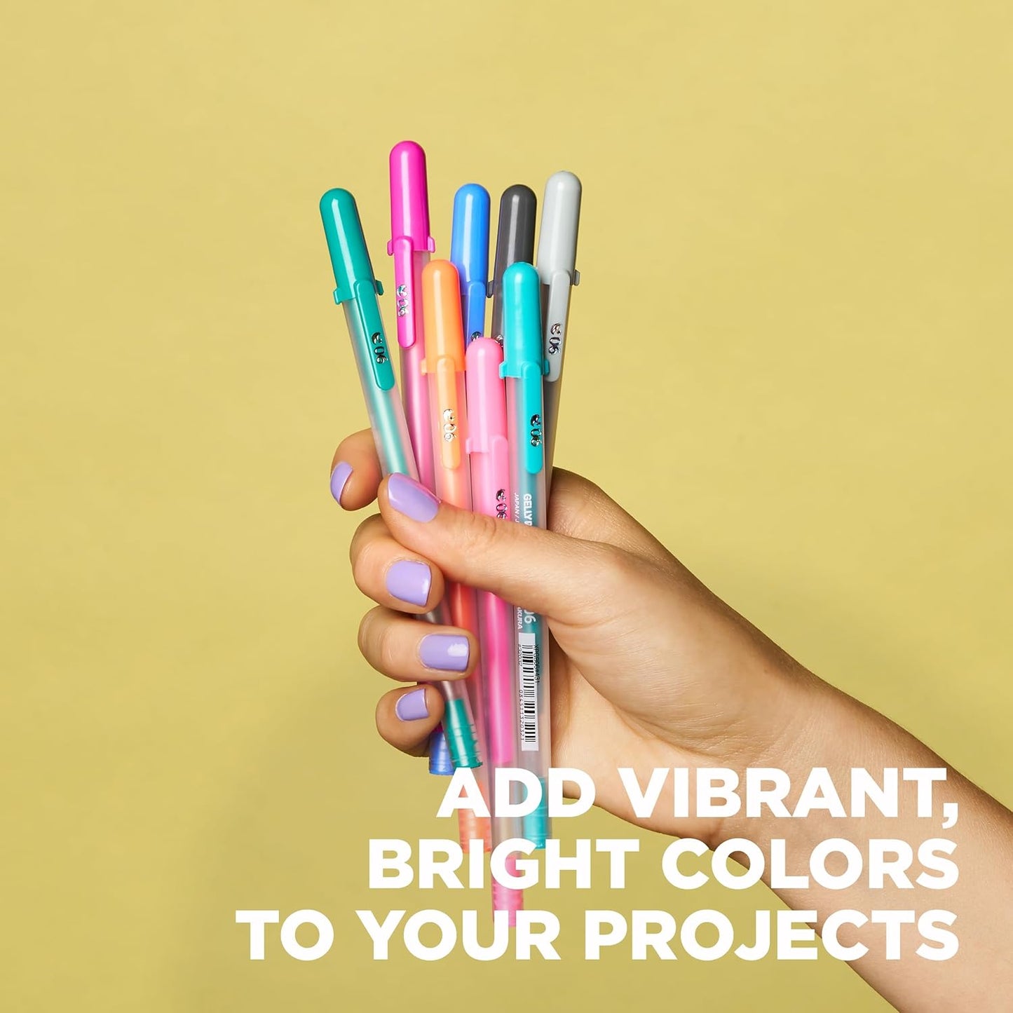 SAKURA Gelly Roll Moonlight 10 Gel Pens - Bold Point Ink Pen for Journaling, Art, or Drawing - for Art Gifts, DIY Projects - Assorted Bright Ink - Bold Line - 10 Pack