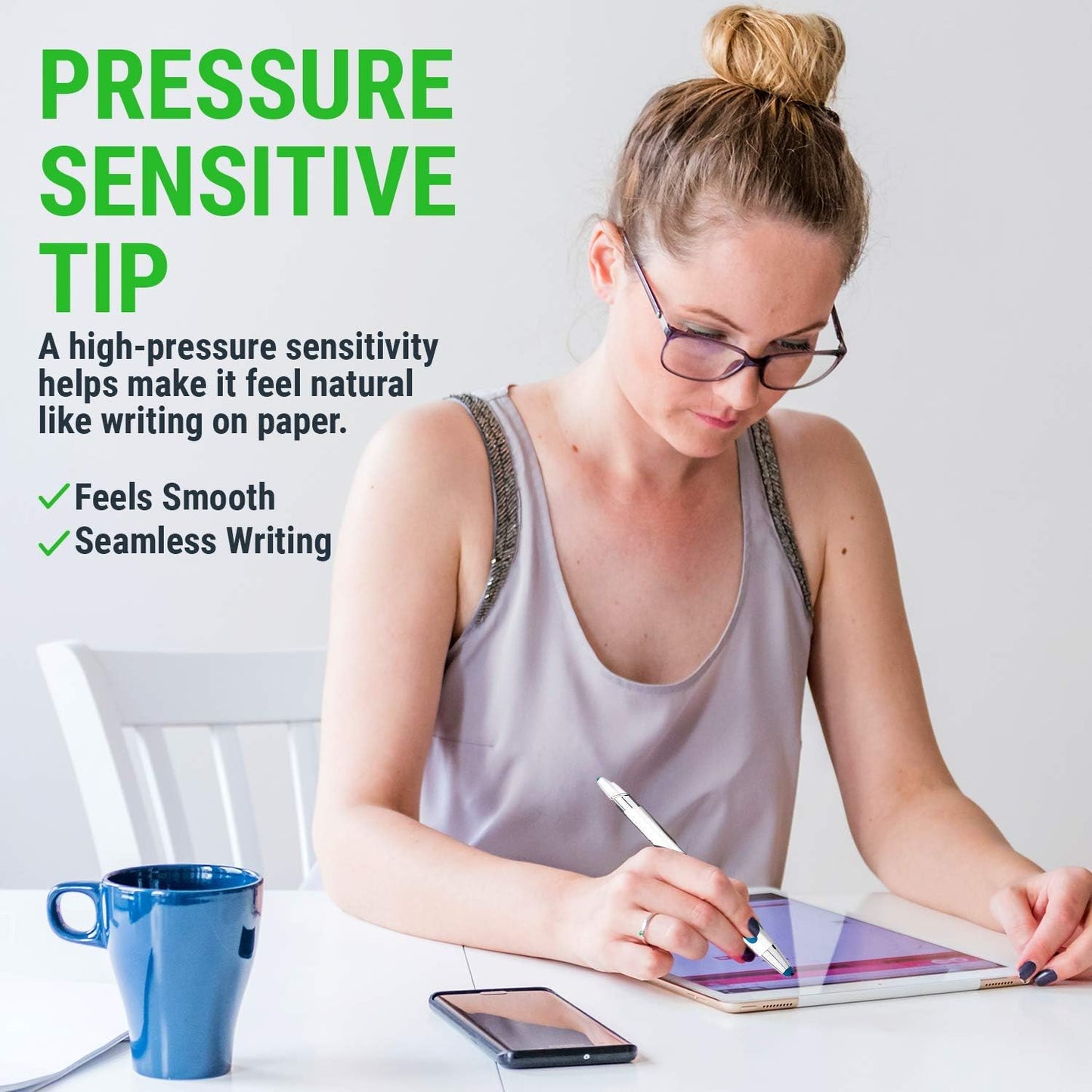 Stylus Pens - 2 in 1 Touch Screen & Writing Pen, Sensitive Stylus Tip - for Most Touchscreen Devices - Assorted Barrel Colors, Black Ink, 14 Pack